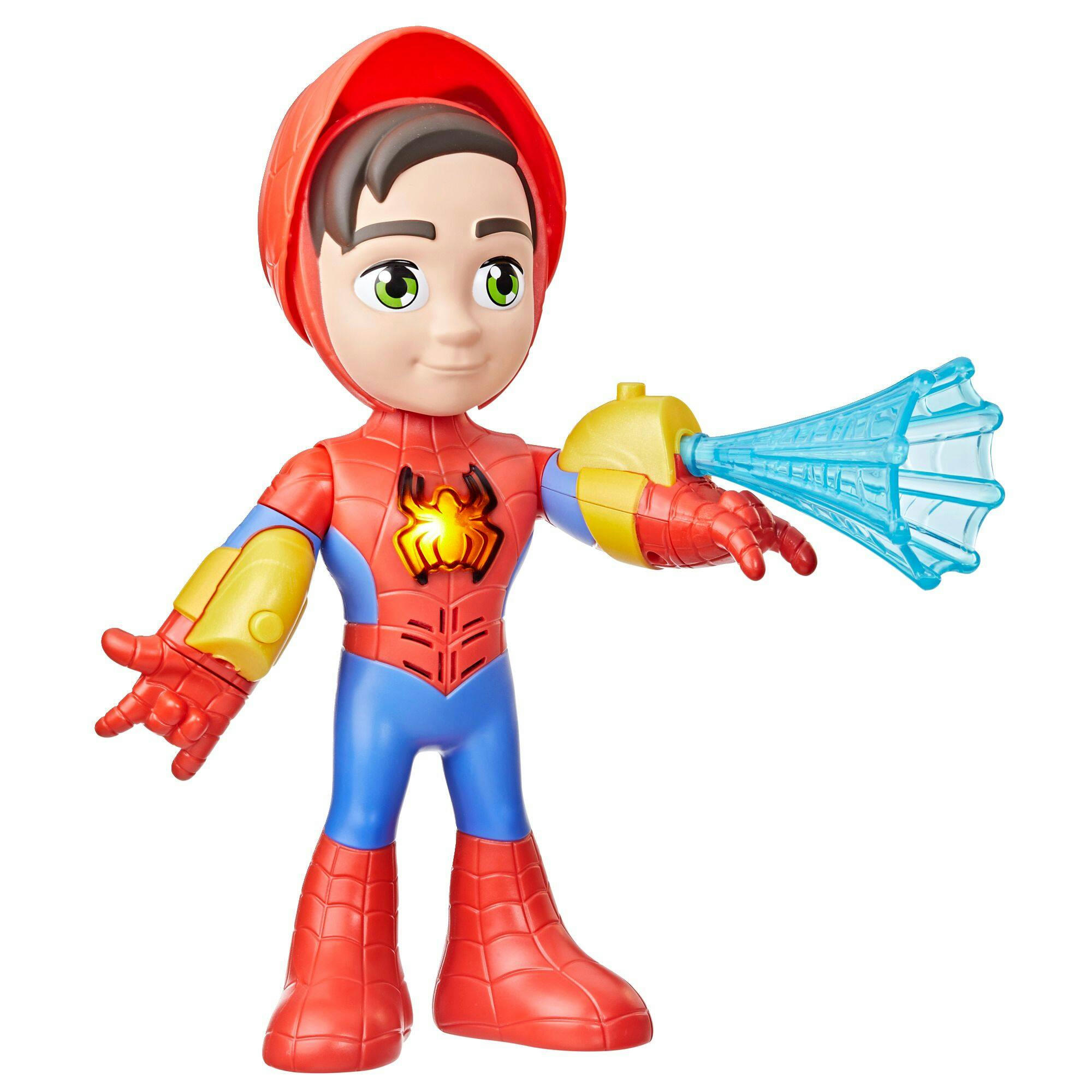 Marvel Spidey and His Amazing Friends Speak and Go Trace-E Bot, Electronic Spider Bot Toy, Sound-Activated