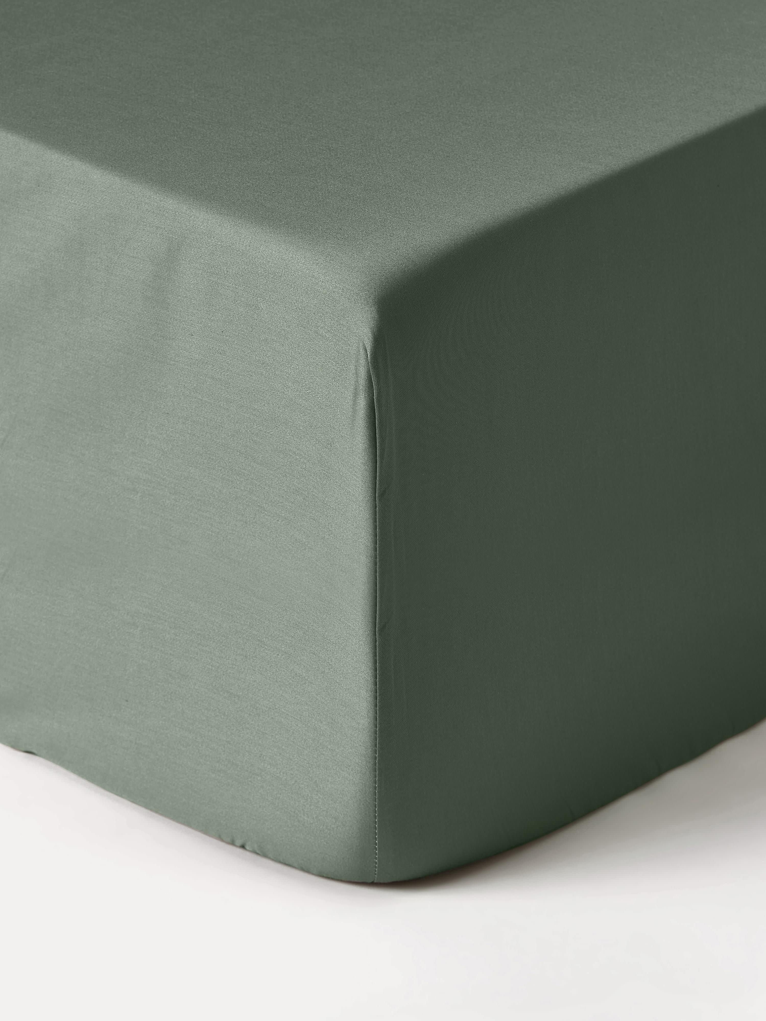 Boxspring-Spannbettlaken Premium, Baumwollsatin