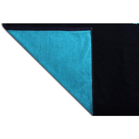 Strandtuch, Blau, BxL: 80 x 180 cm