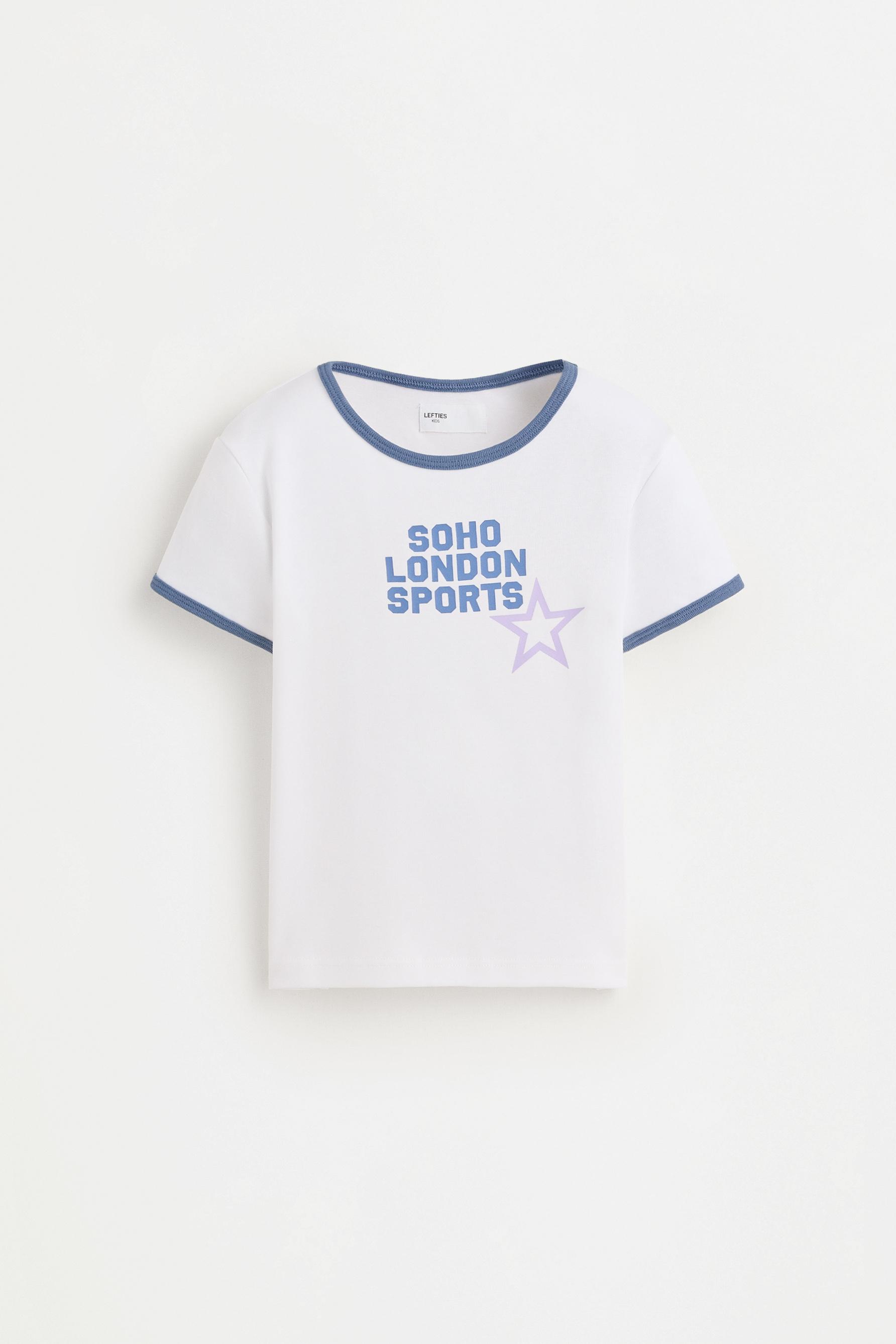 Camiseta ribete a contraste