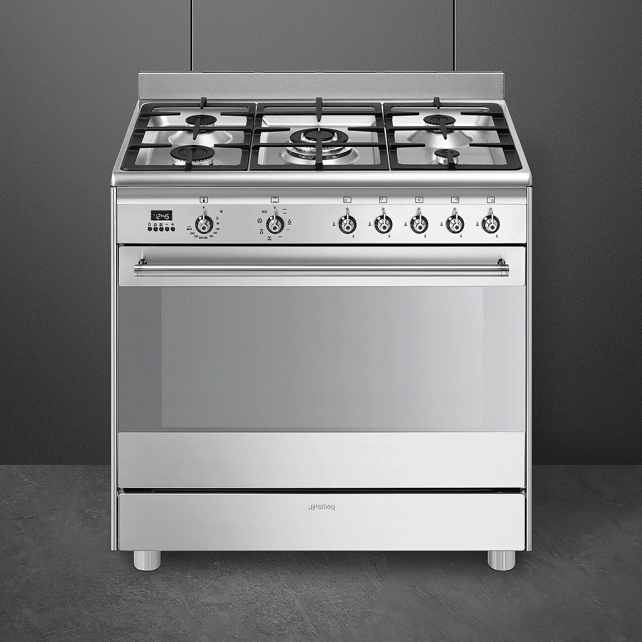 90cm Concert Dual Fuel Range Cooker Stainless Steel