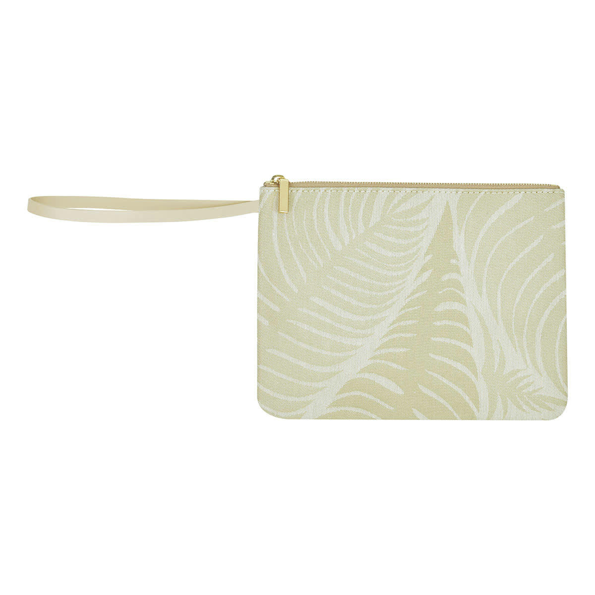 PALME - Pochette en coton orange 20 x 15