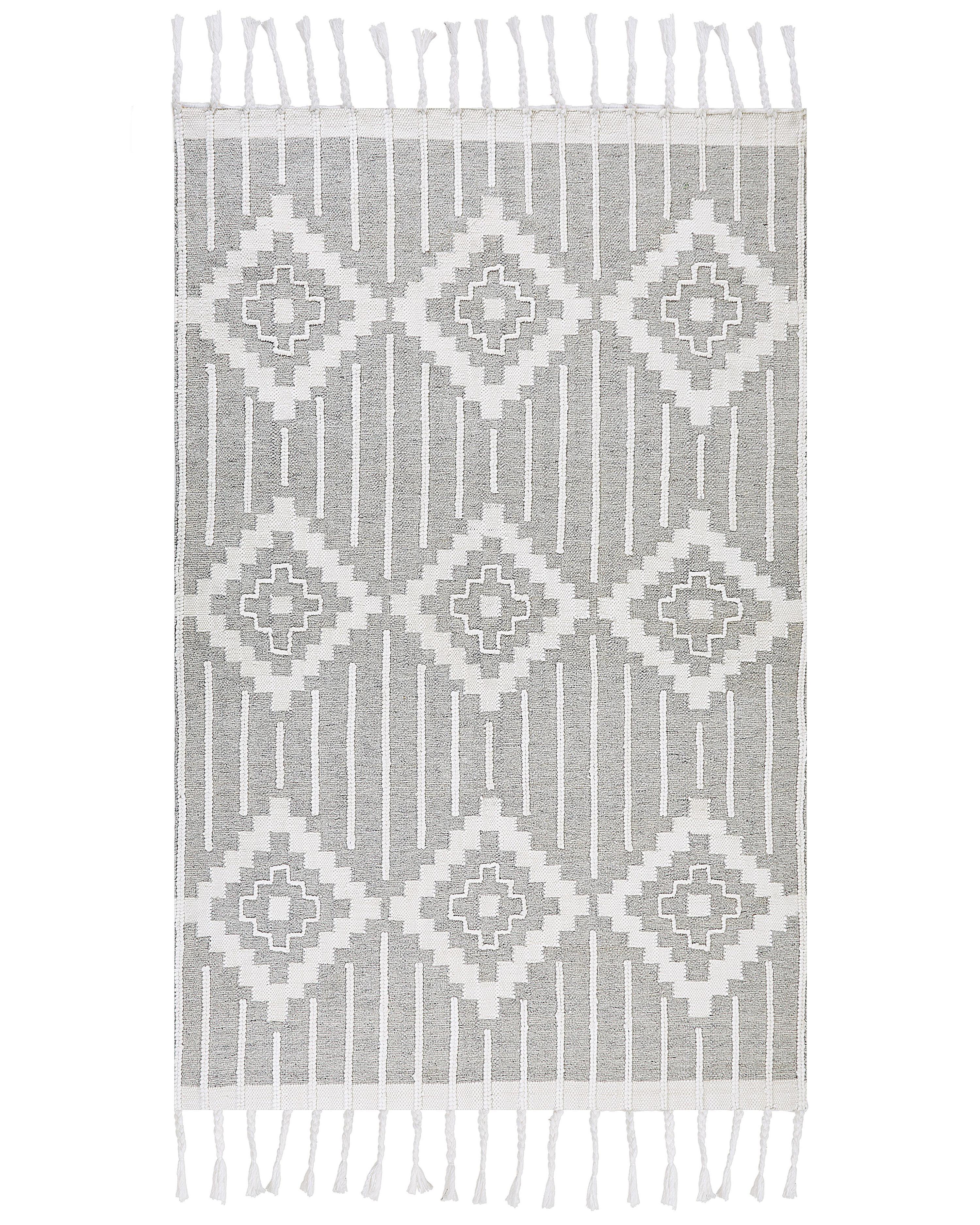 Outdoor Rug TABIAT Grey 140 x 200 cm