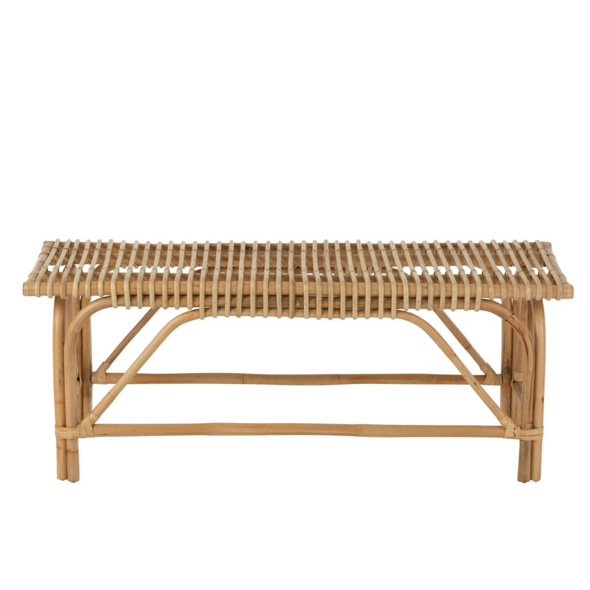 SUKI - Banc vintage 120cm en rotin naturel