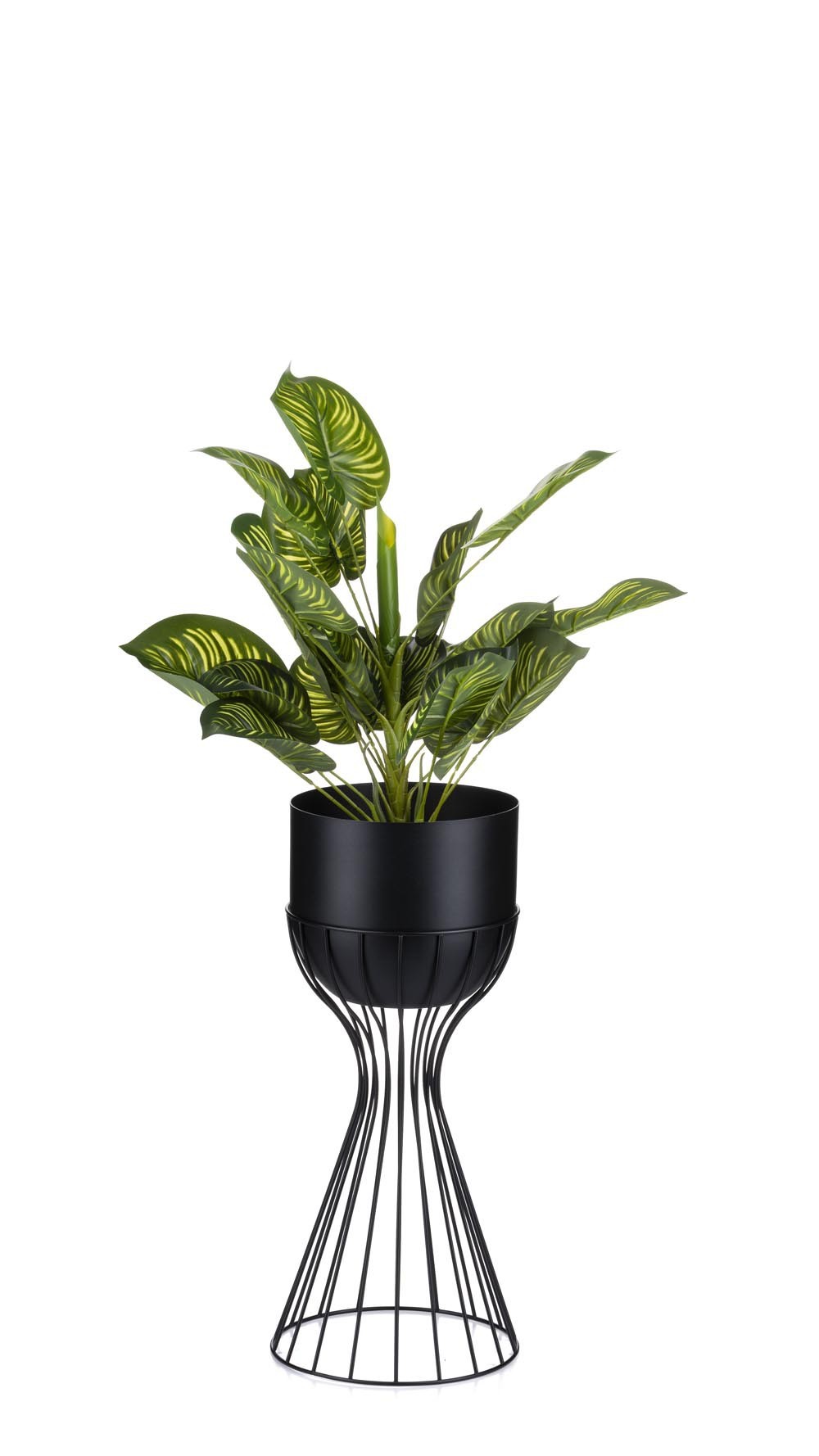 Kwietnik stojący z osłonką 46 cm LOFT metal