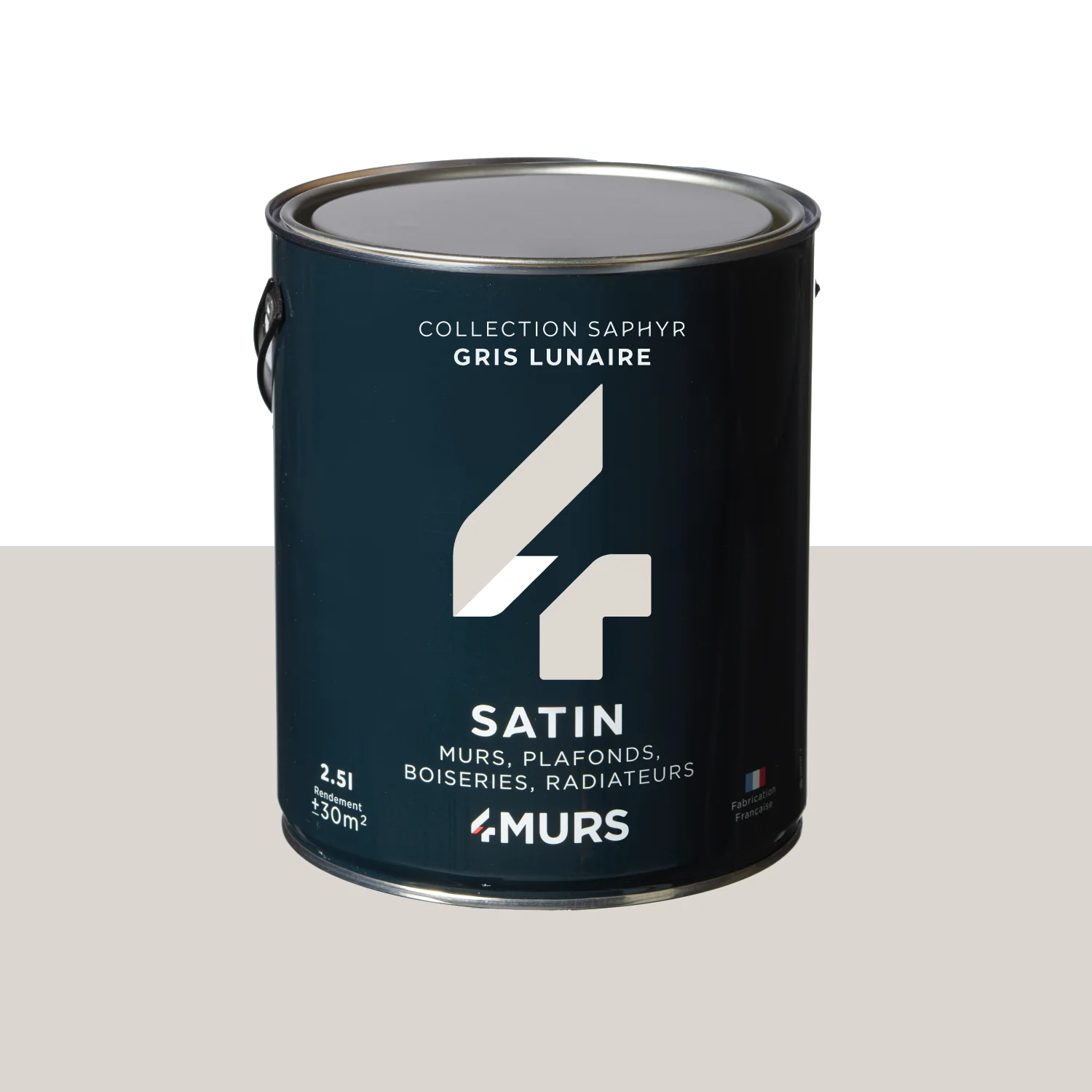 Saphyr Peinture Multi-supports Peinture gris lunaire Satiné