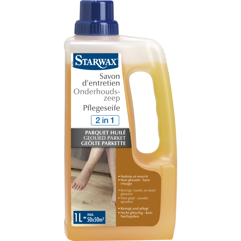 Savon d'entretien pour parquet huilé 1 L STARWAX