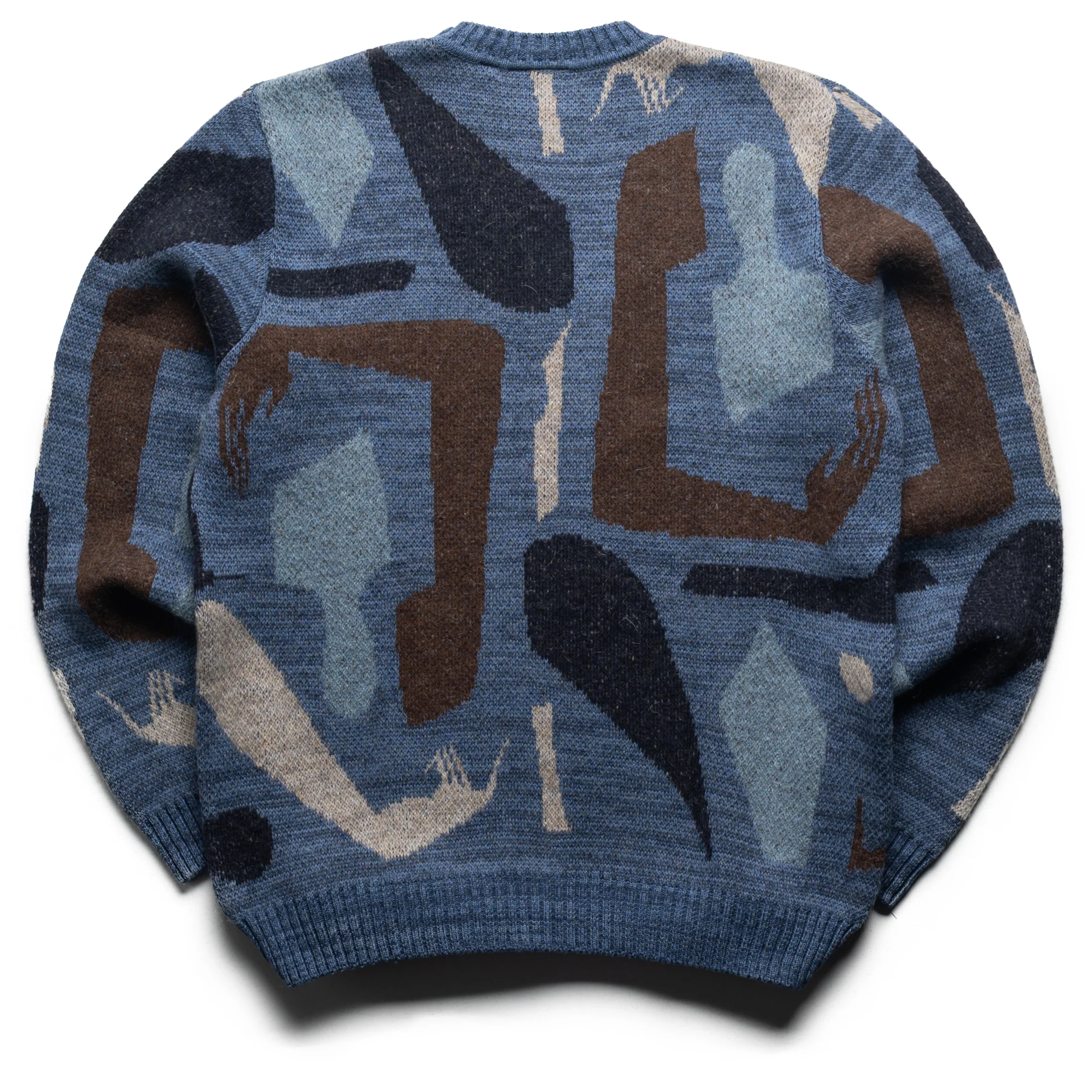 Parra Detached Knitting Pullover - Blue