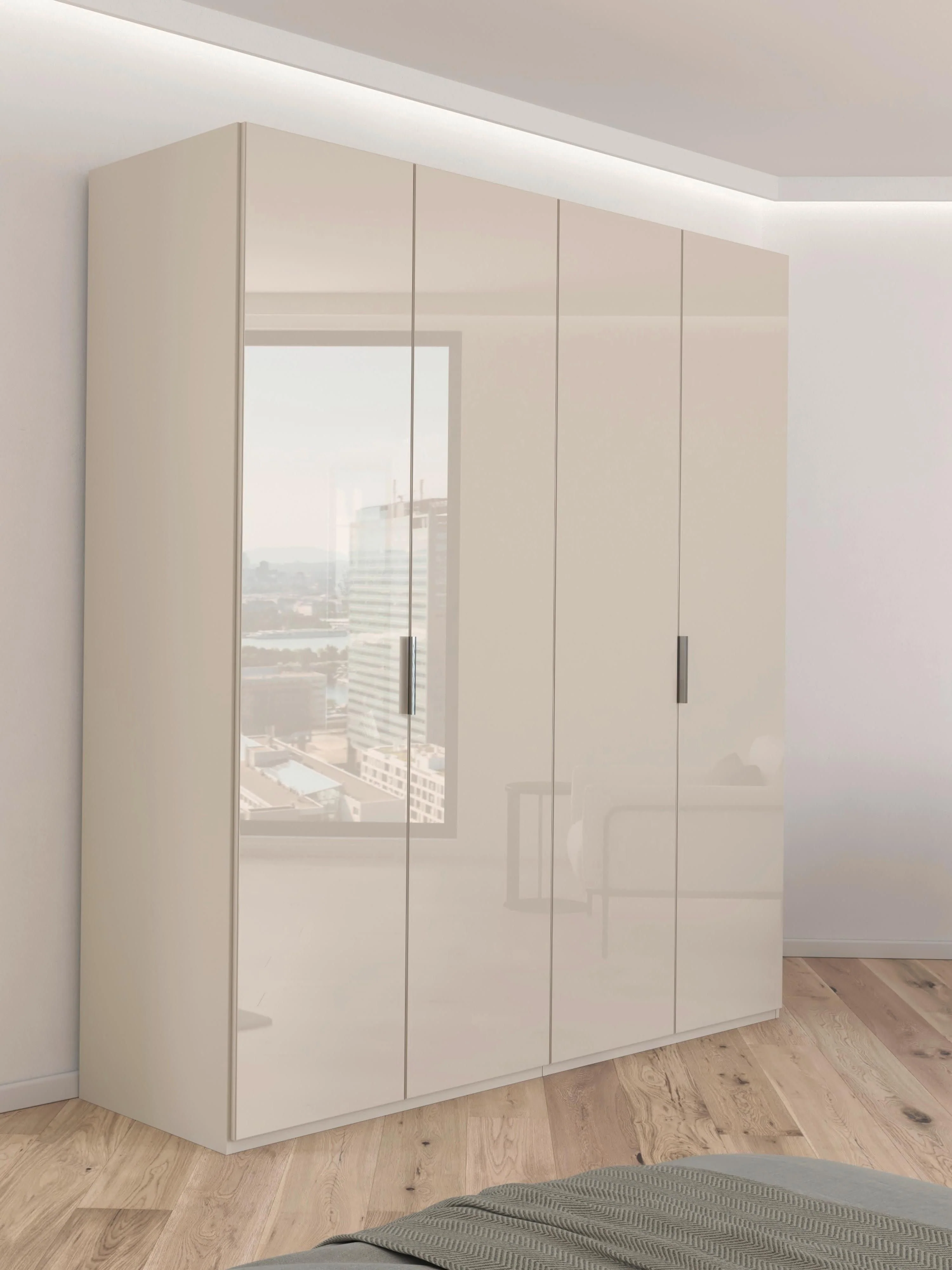 Drehtürenschrank Formes mit Glastüren