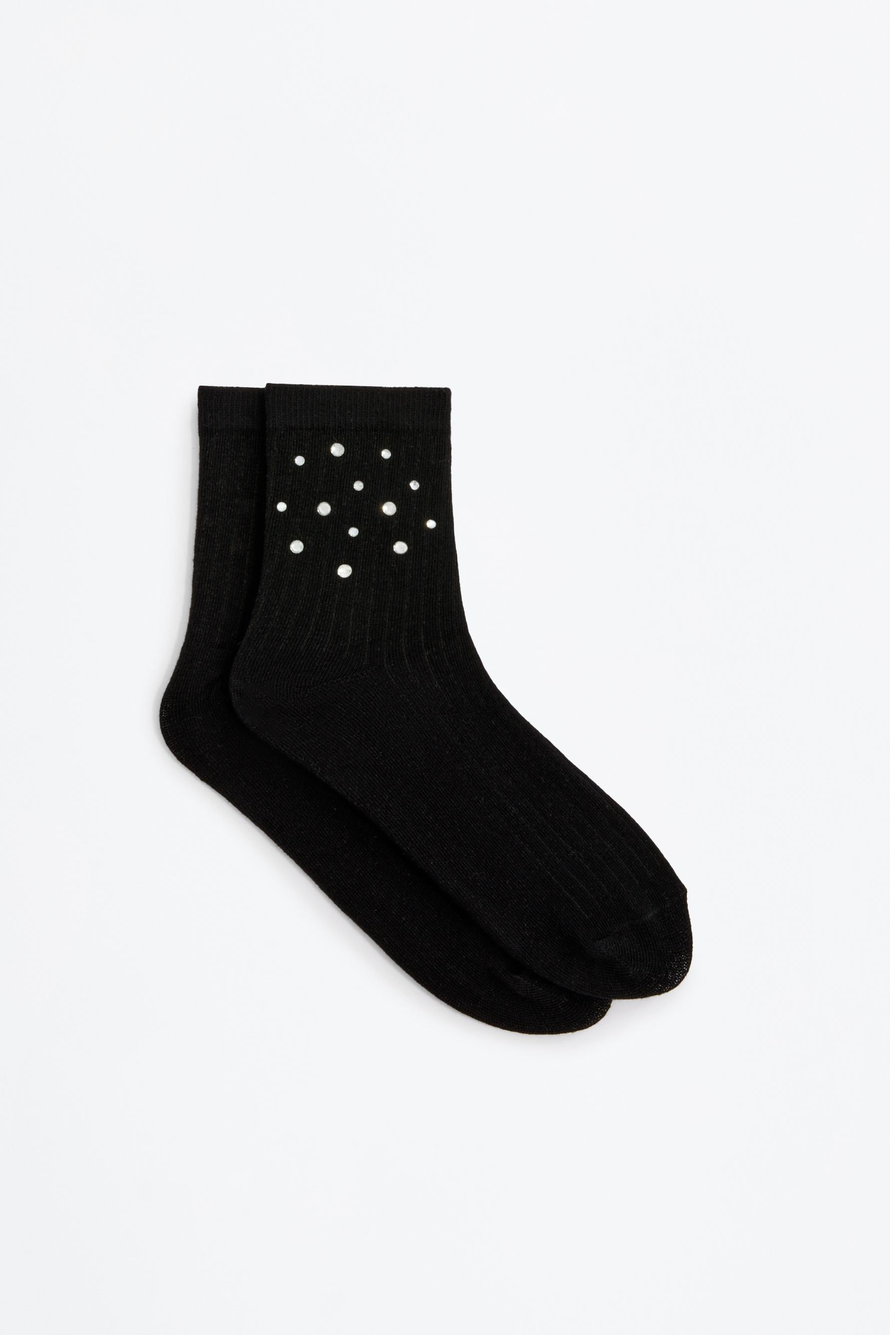 Calcetines cortos strass (Pack 3)