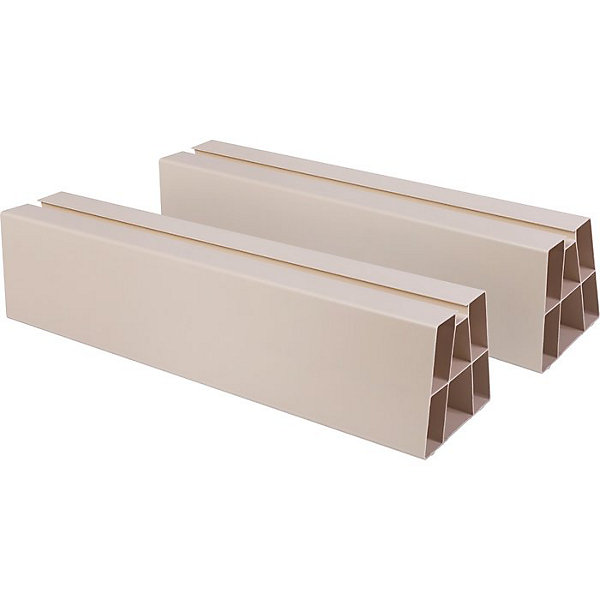 Paire de supports de sol PVC de climatiseur