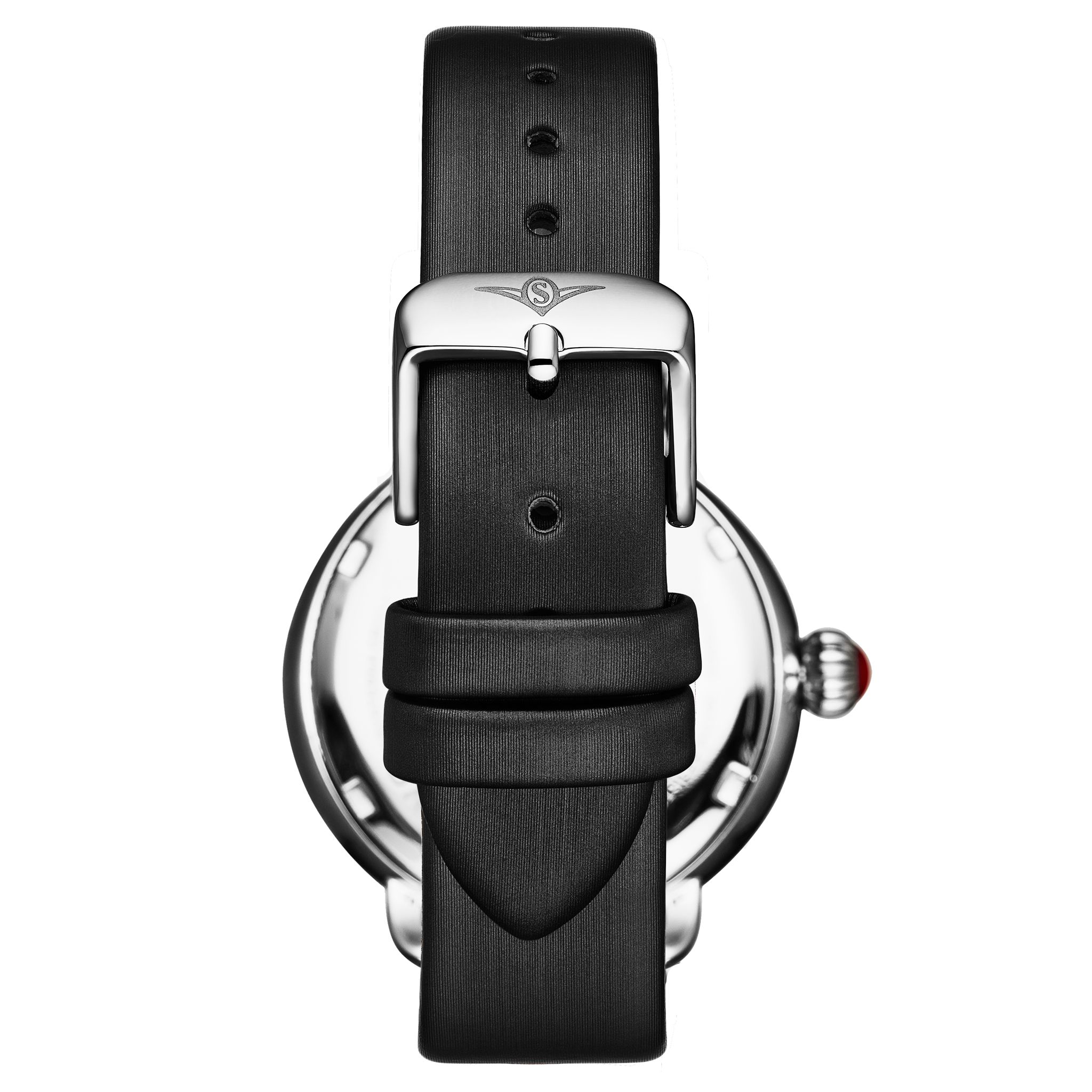STÜHRLING Original Aurelia 4068 40mm Quartz Watch – MOP Dial, Satin Leather Strap
