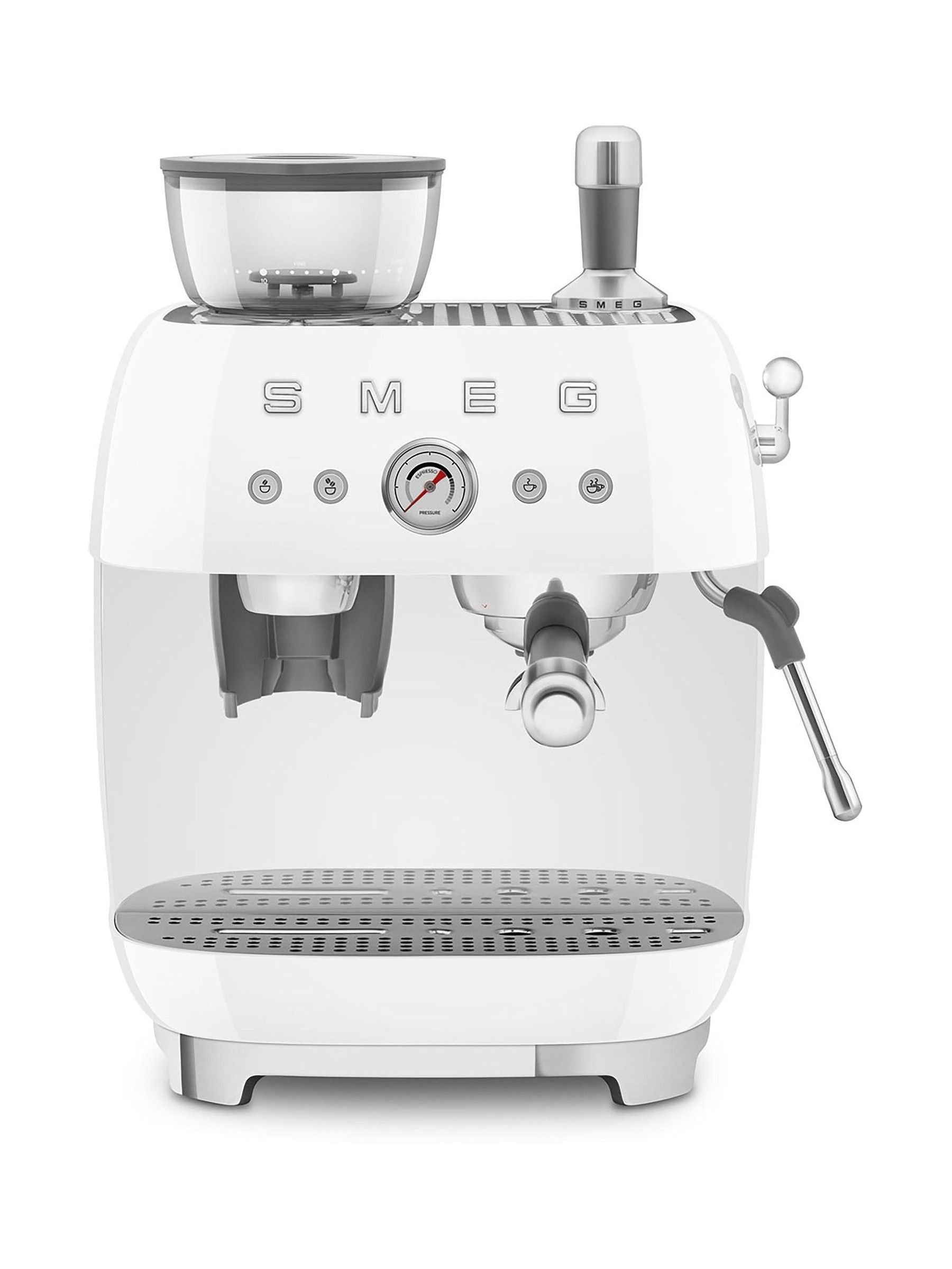 Smeg White Espresso Coffee Machine