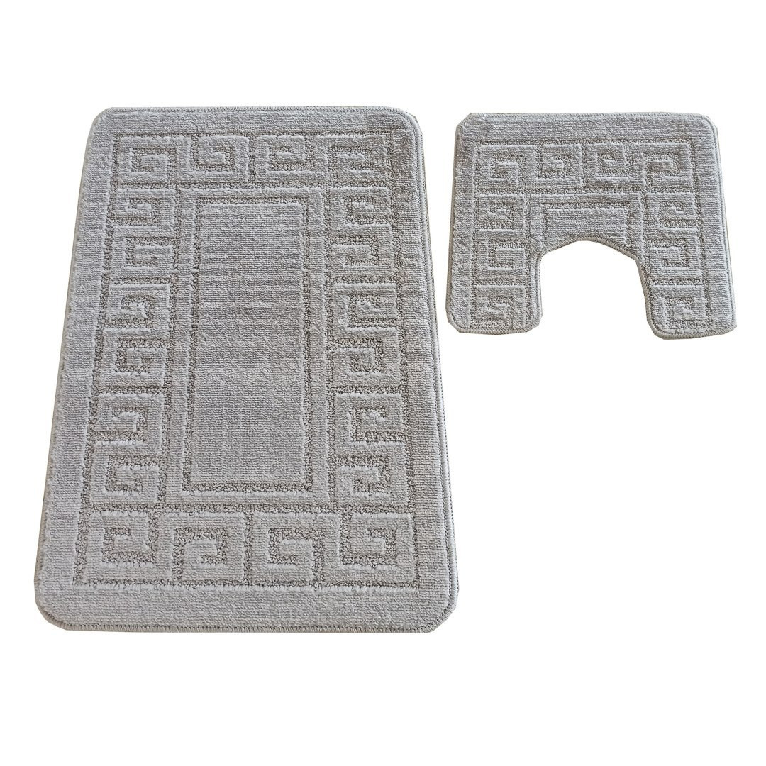 Komplet łazienkowy montana z wycięciem ethnic sand grey komplet