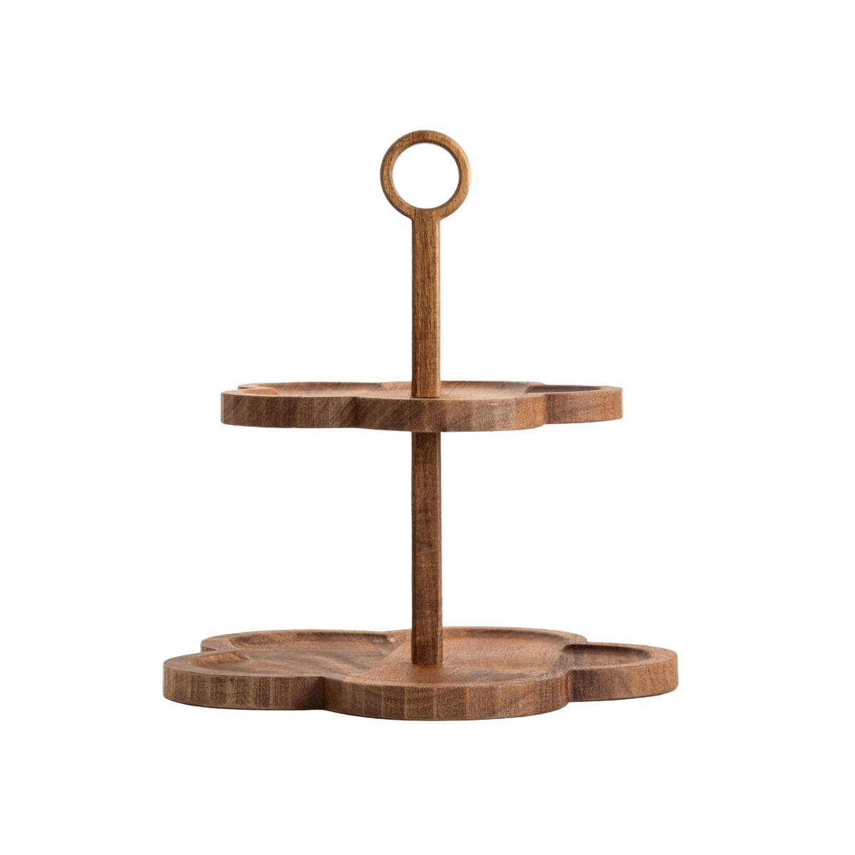 Patera GIBARA dwupoziomowa w kształcie kwiatka 25x28,5 cm HOMLA