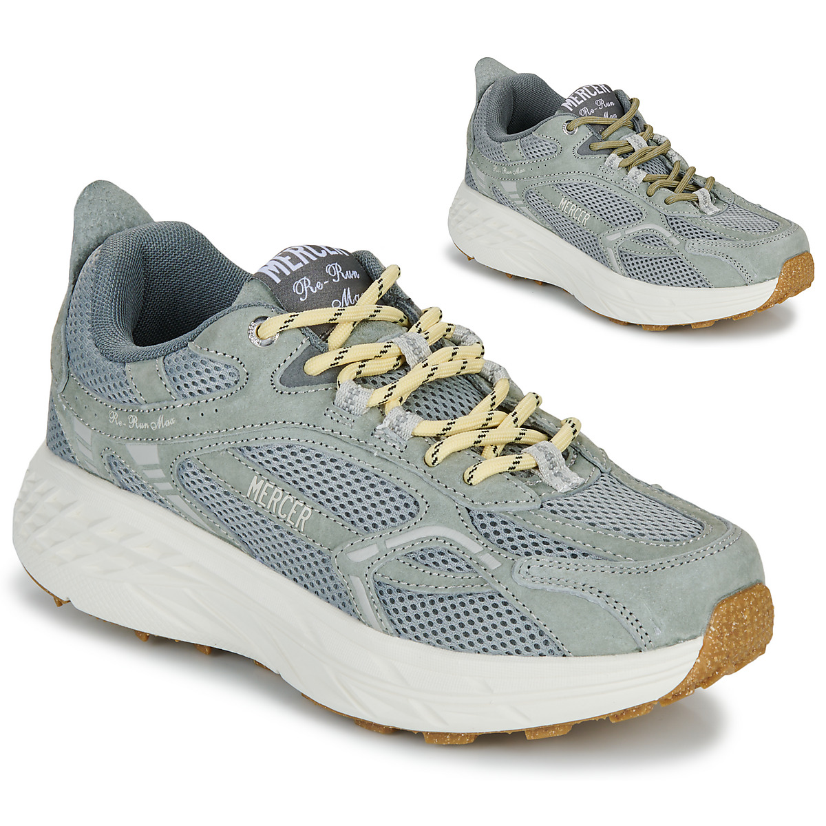 The Mercer Brand - THE RE-RUN MAX NUBUCK - Grey