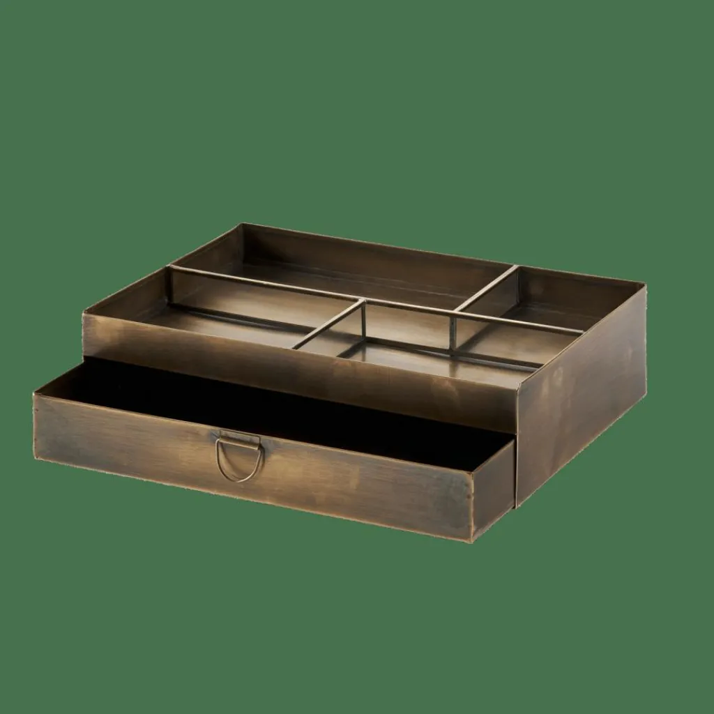 Boîtes De Rangement|Corbeilles À Courrier^CASA BRASS Organisateur De Bureau Bronze