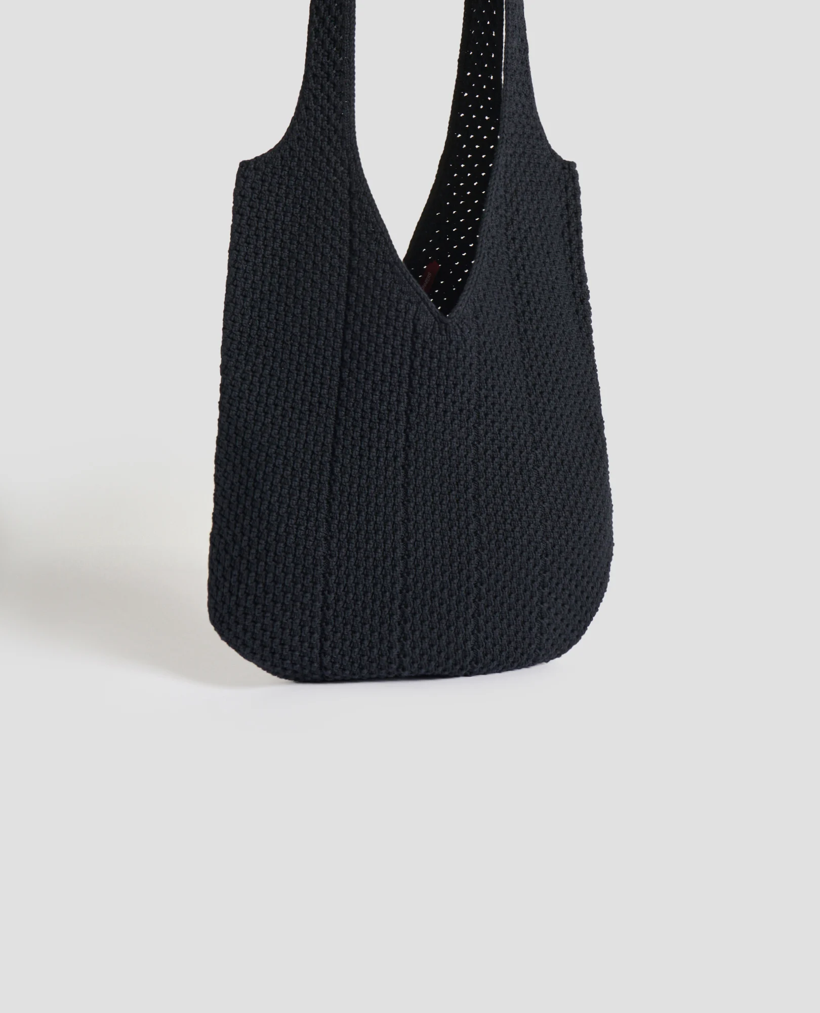 Sac bandoulière en coton crochet