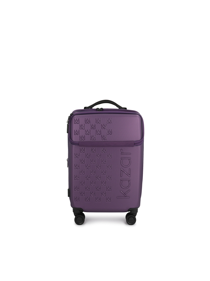 Small cabin suitcase with cup holder