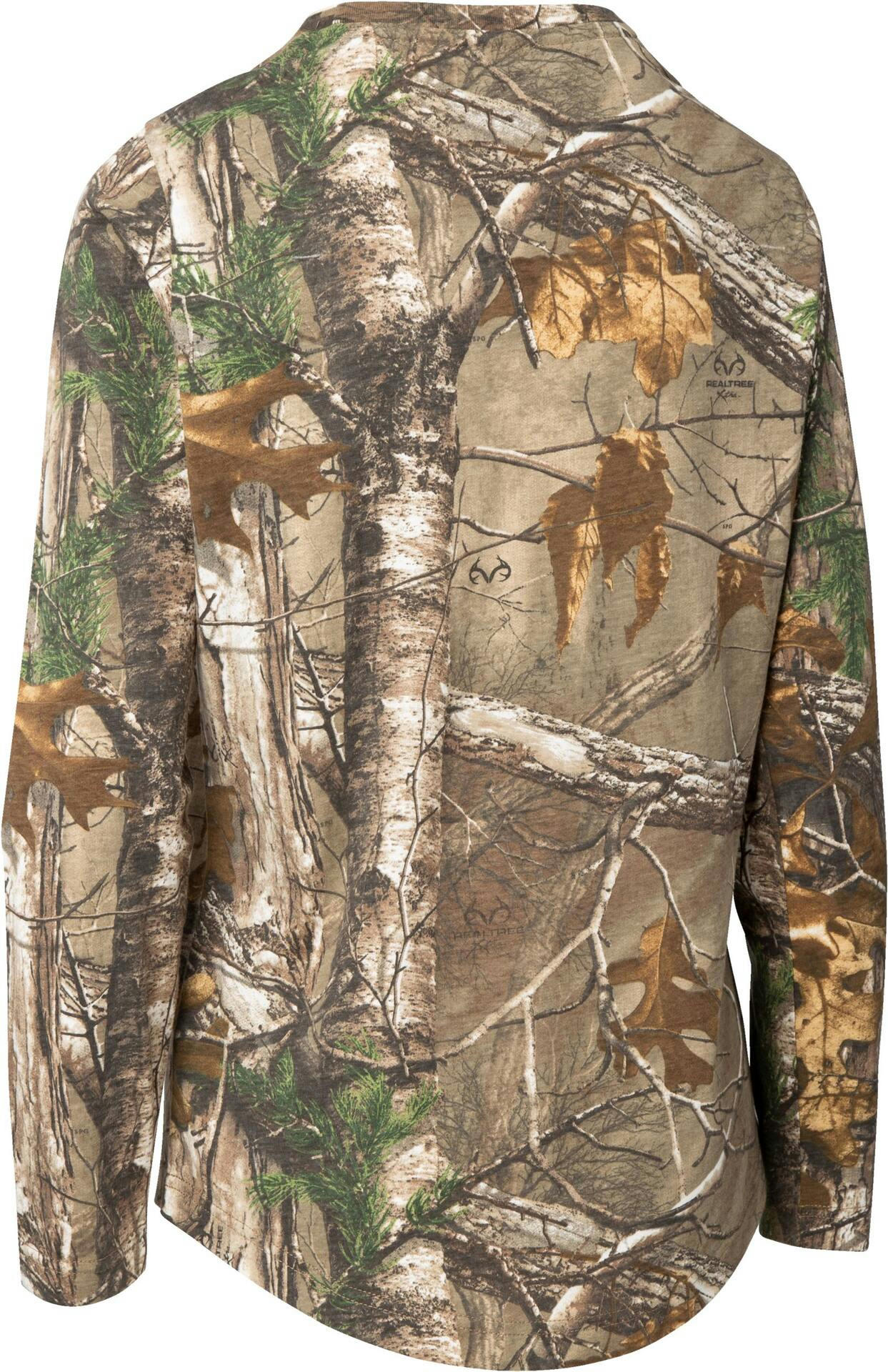 Yukon Gear Women's Velvet Long Sleeve Cotton Stretch Pullover Hunting Shirt, Camo