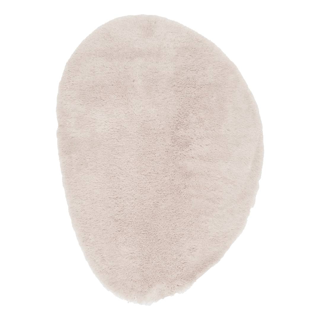 Interieur05 organisch vloerkleed Furr - beige - 290 x 200 cm