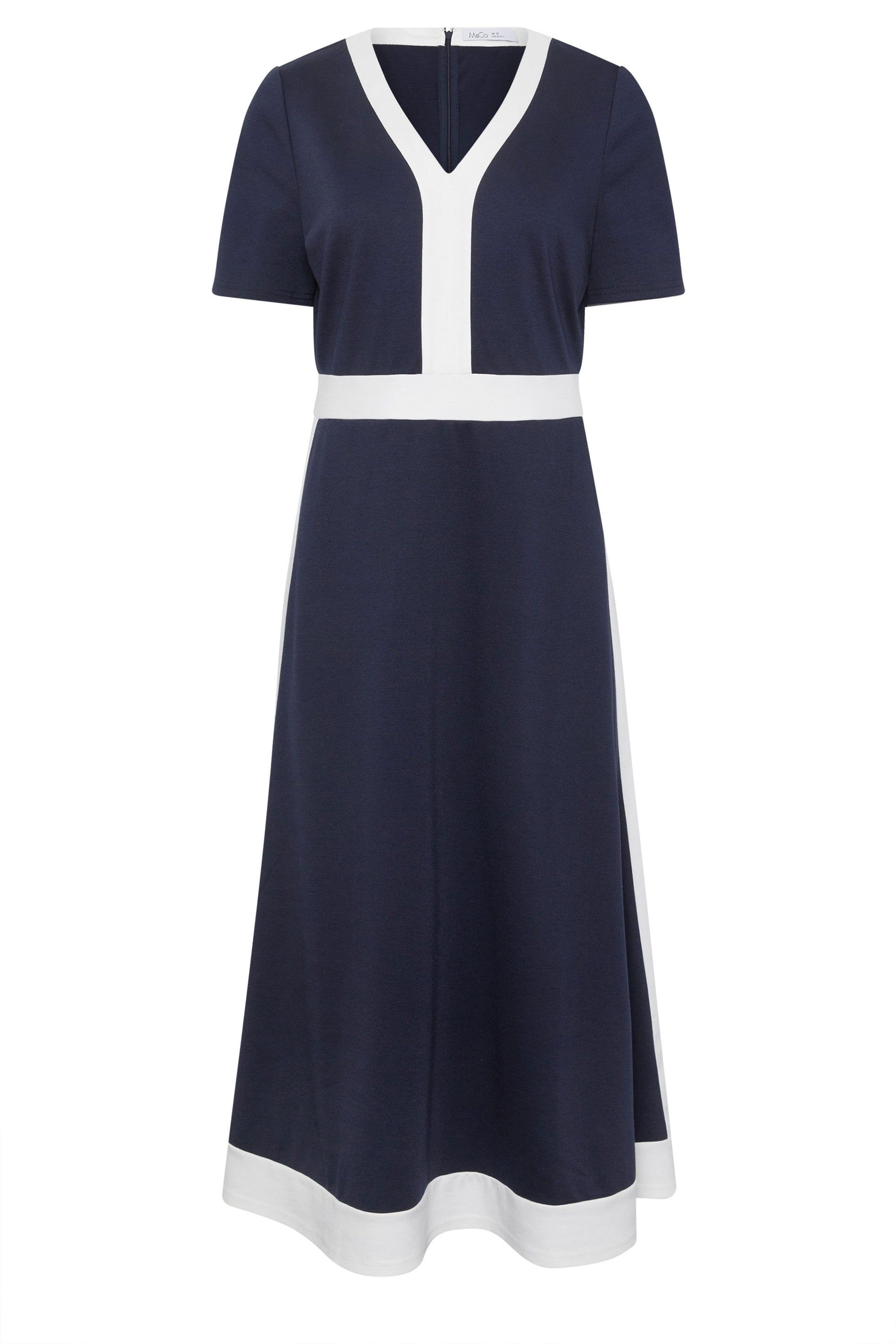M&Co Colourblock Midi Dress