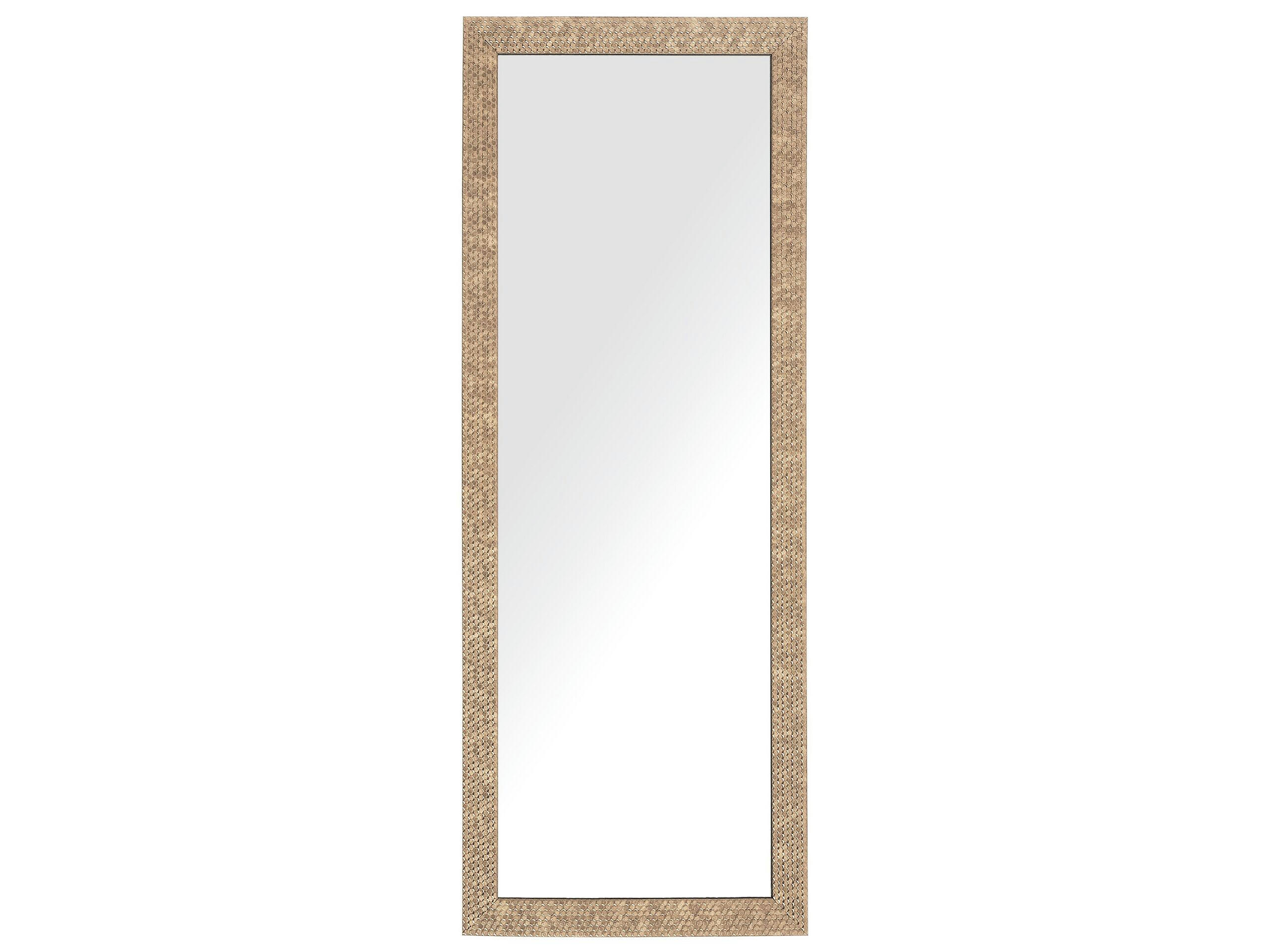 AJACCIO - Miroir en matériaux synthétiques laiton 130x50