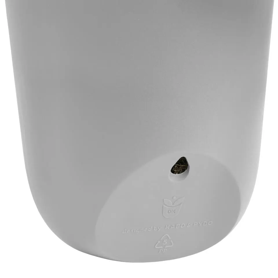 QUVIO Wand bloempot plastic - Grijs - POPPY