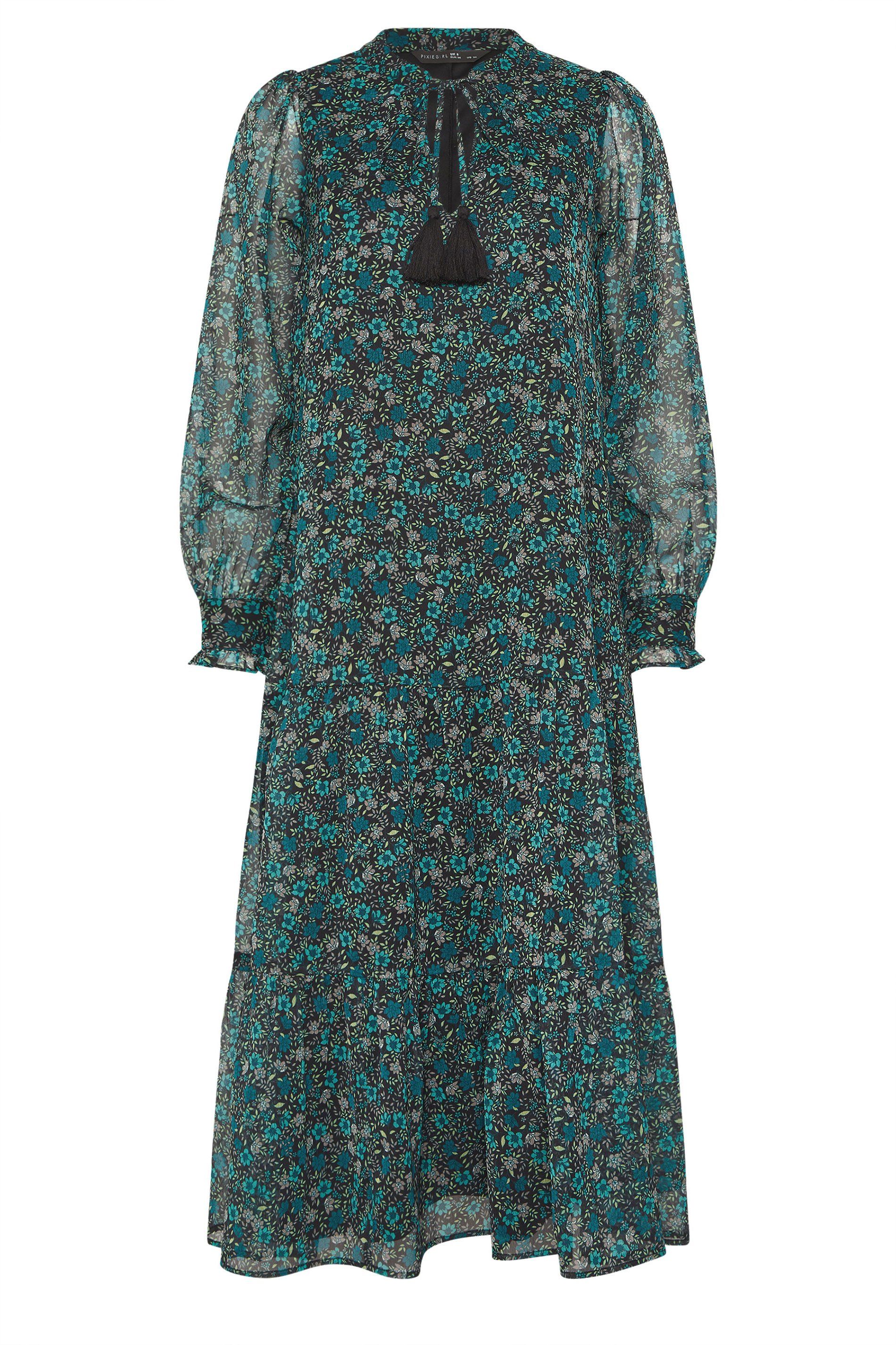 PixieGirl Petite Floral Tie Up Dress