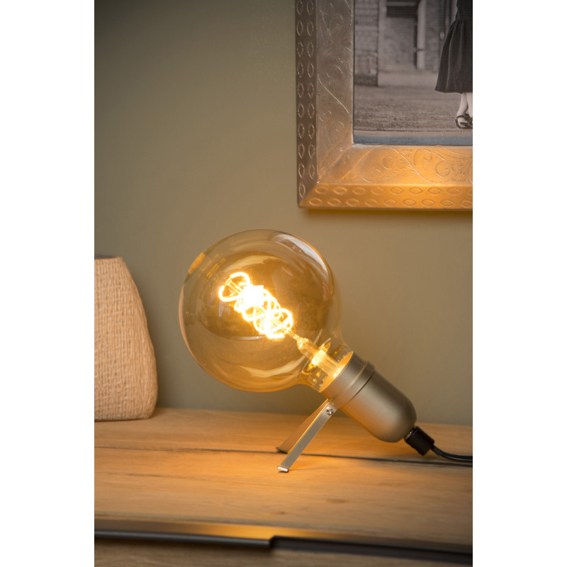 Lampe de table Pukki dorée mate E27 5 W LUCIDE