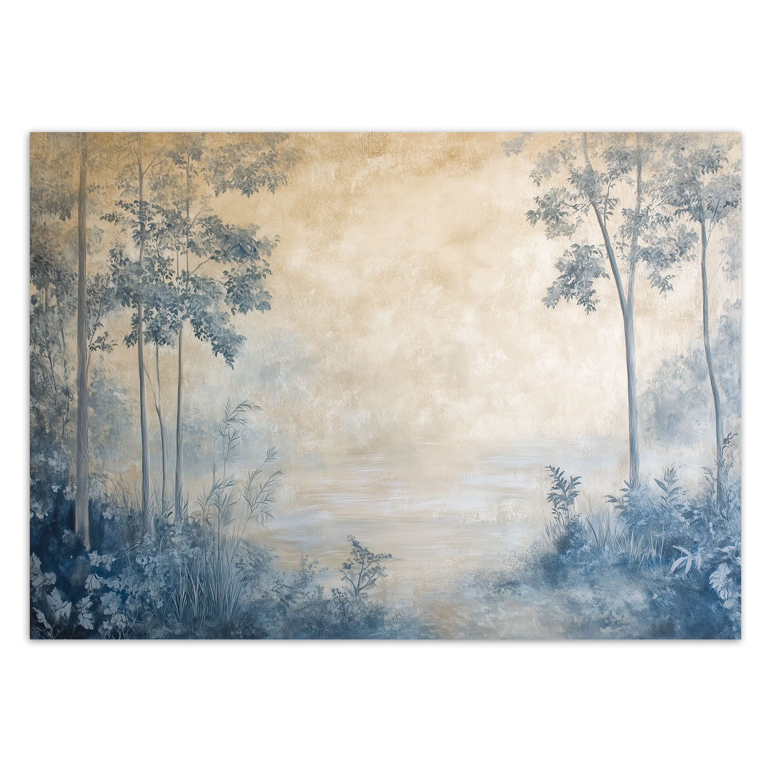 Feeby Fototapeta, Las we mgle 150x105