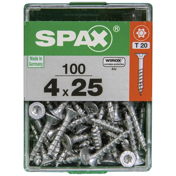Universalschraube, T-STAR plus, 100 Stk., 4 x 25 mm