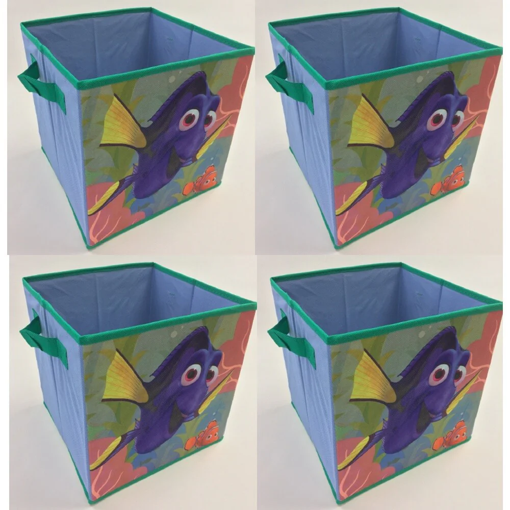 Finding Dory Blue Collapsible Storage Cubes (Pack of 4)