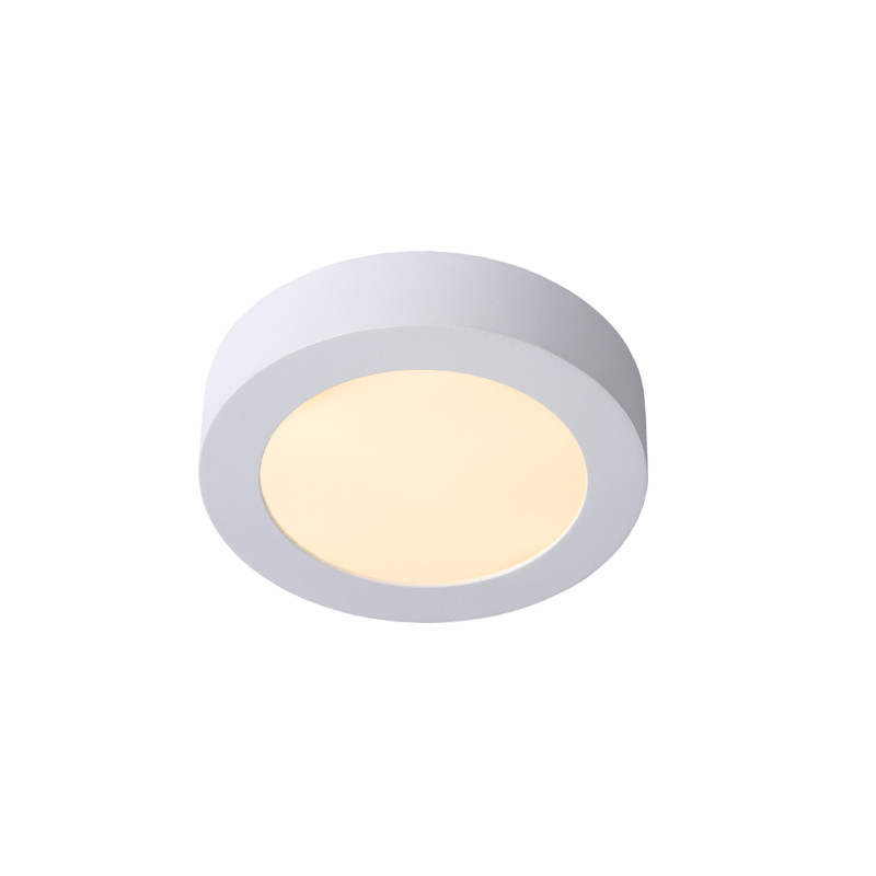 Plafonnier LED pour salle de bain Brice rond blanc 686 lm 12 W LUCIDE