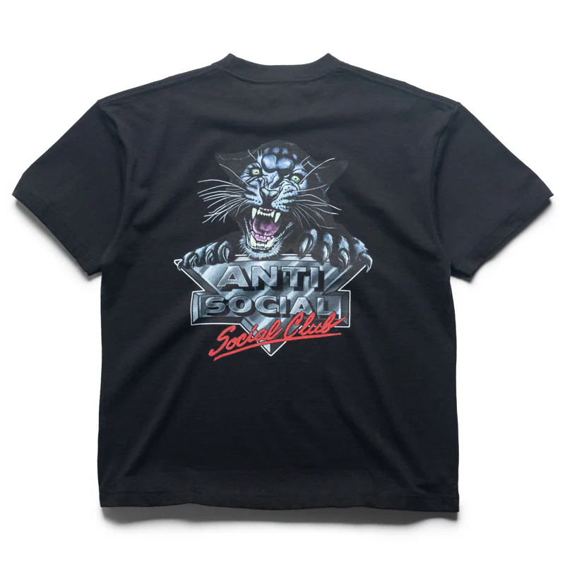 Anti Social Social Club Snow Cat Tee - Black