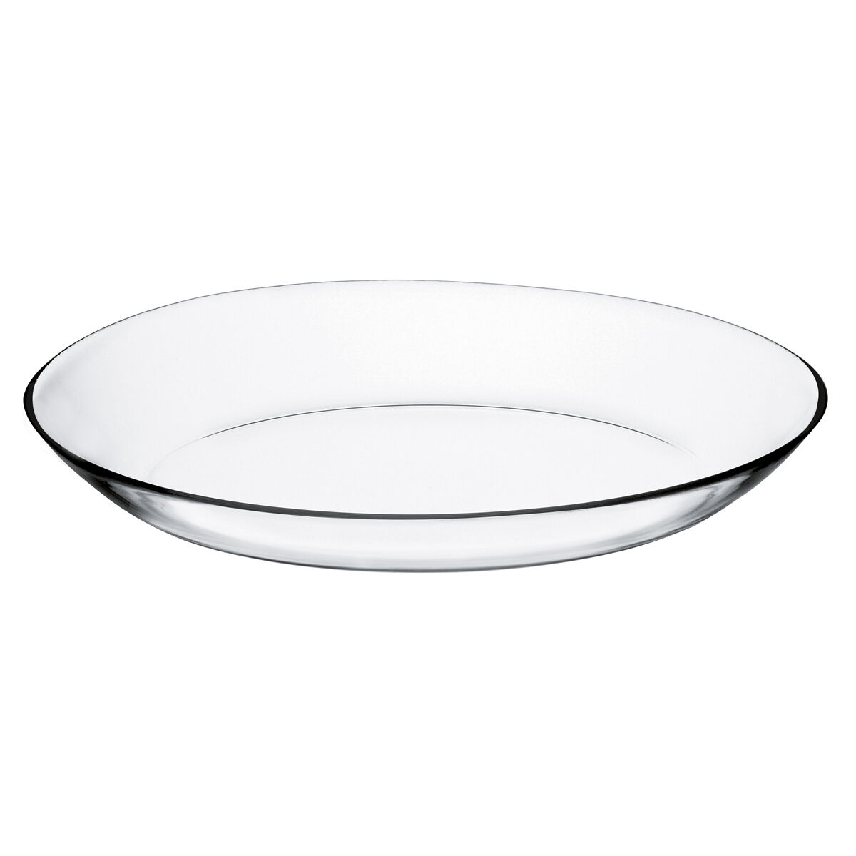 Travessa INVITATION oval em vidro 29cm
