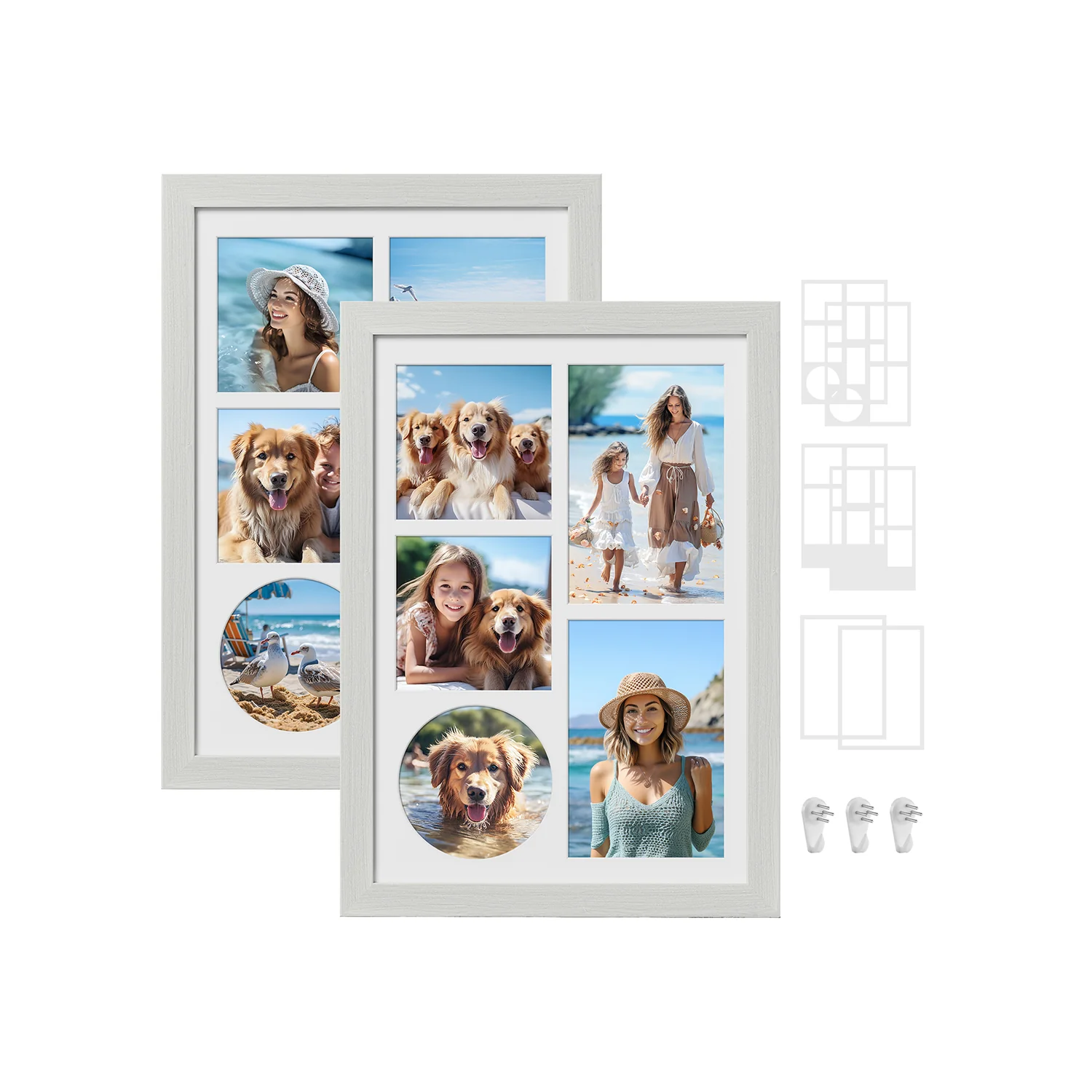Cadre photo A4 avec 3 fonds RPF024