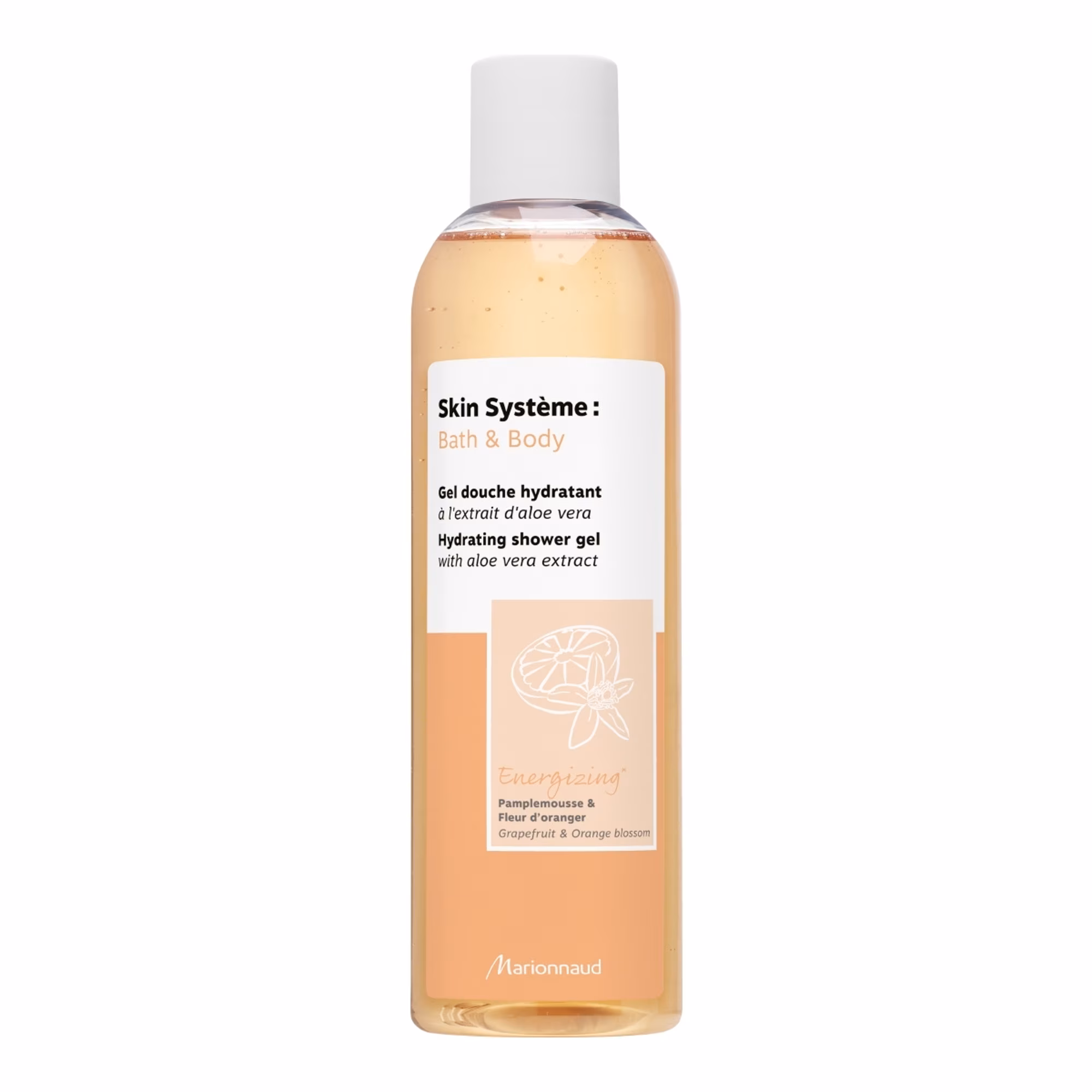 SKIN SYSTÈME : BATH & BODYGel douche hydratant Pamplemousse & Fleur d'oranger