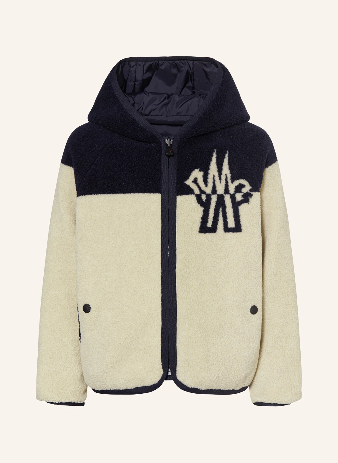 MONCLER enfant Teddyfell-Jacke