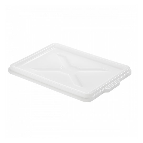 Couvercle pour caisse pleine 400 x 300 x 30 mm - blanc
