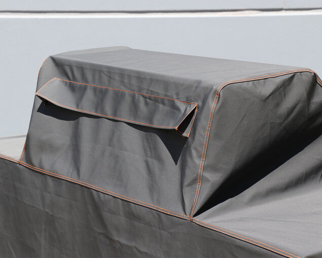 Ziegler & Brown Turbo Q Series Elite 5 Burner BBQ on Cart Cover