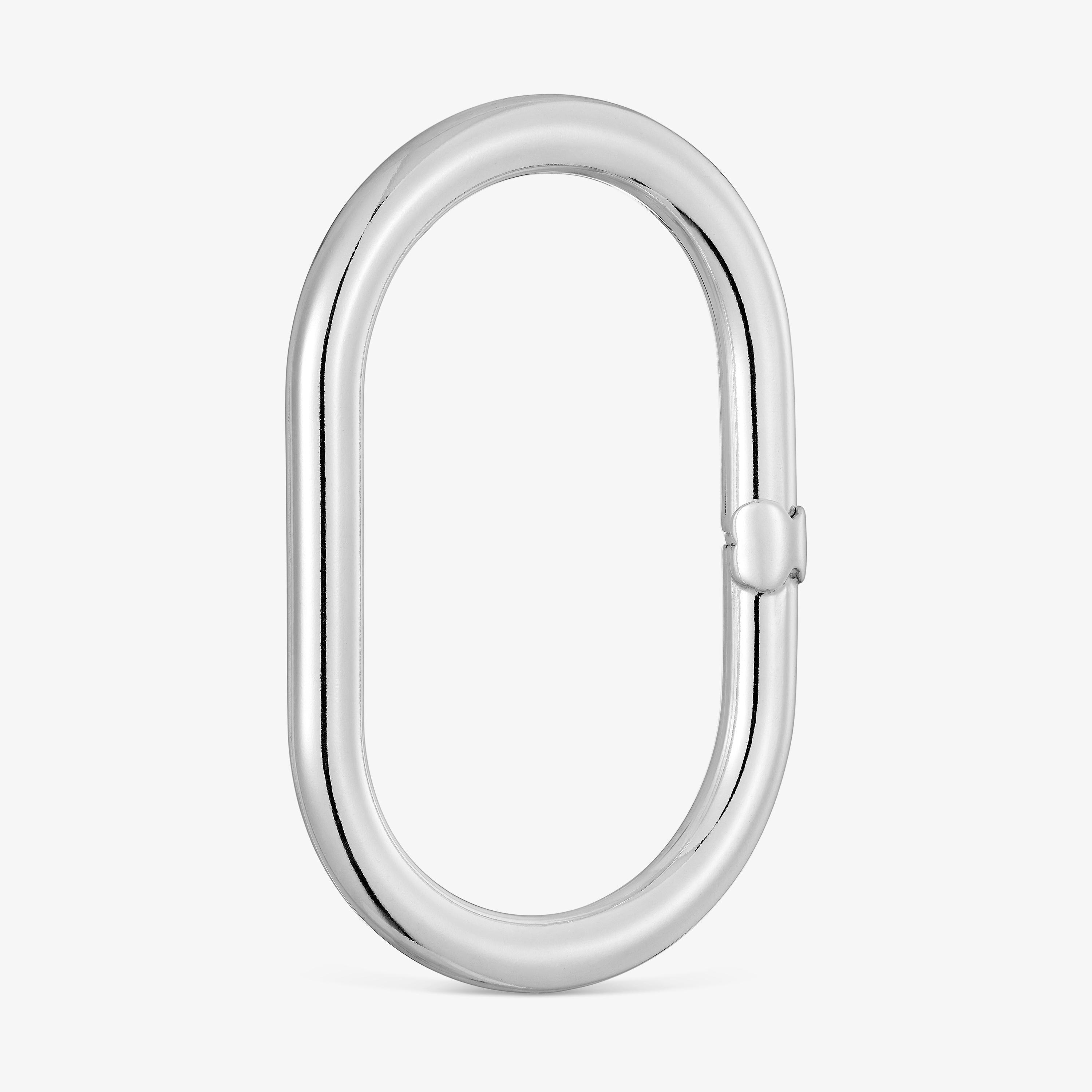 Anilla de plata 45 mm Hold Oval