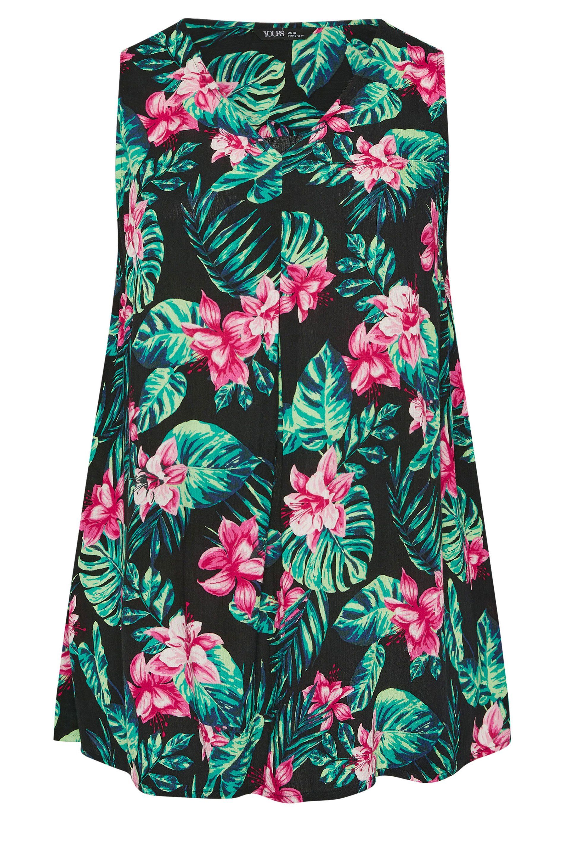 Yours Tropical Vest Top