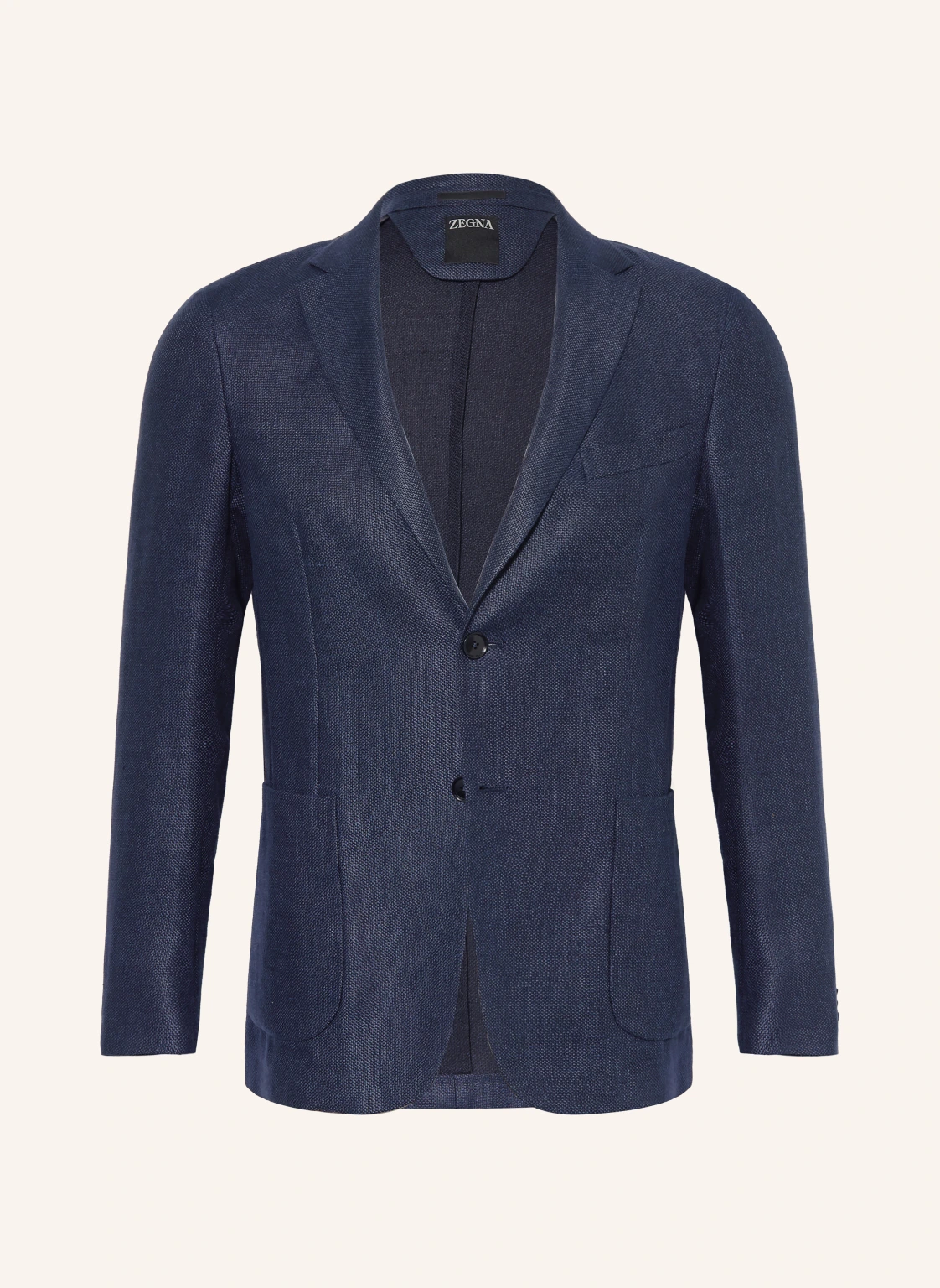 ZEGNA Sakko Slim Fit mit Leinen