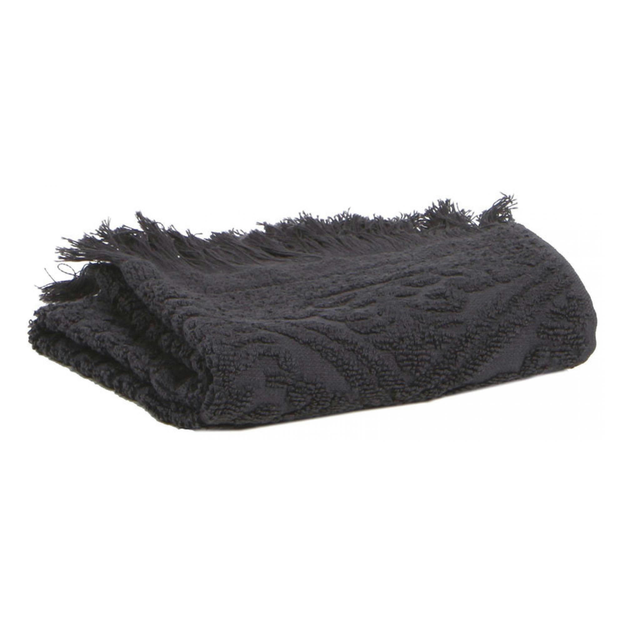 ZOE - Serviette invité Zoé en coton carbone 30 x 50