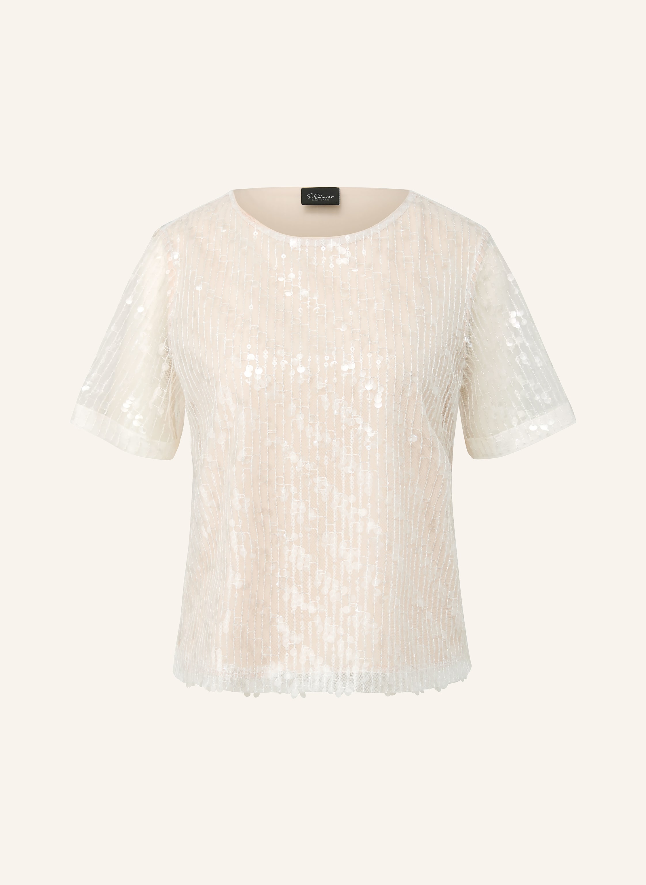 s.Oliver BLACK LABEL Blusenshirt mit Pailletten