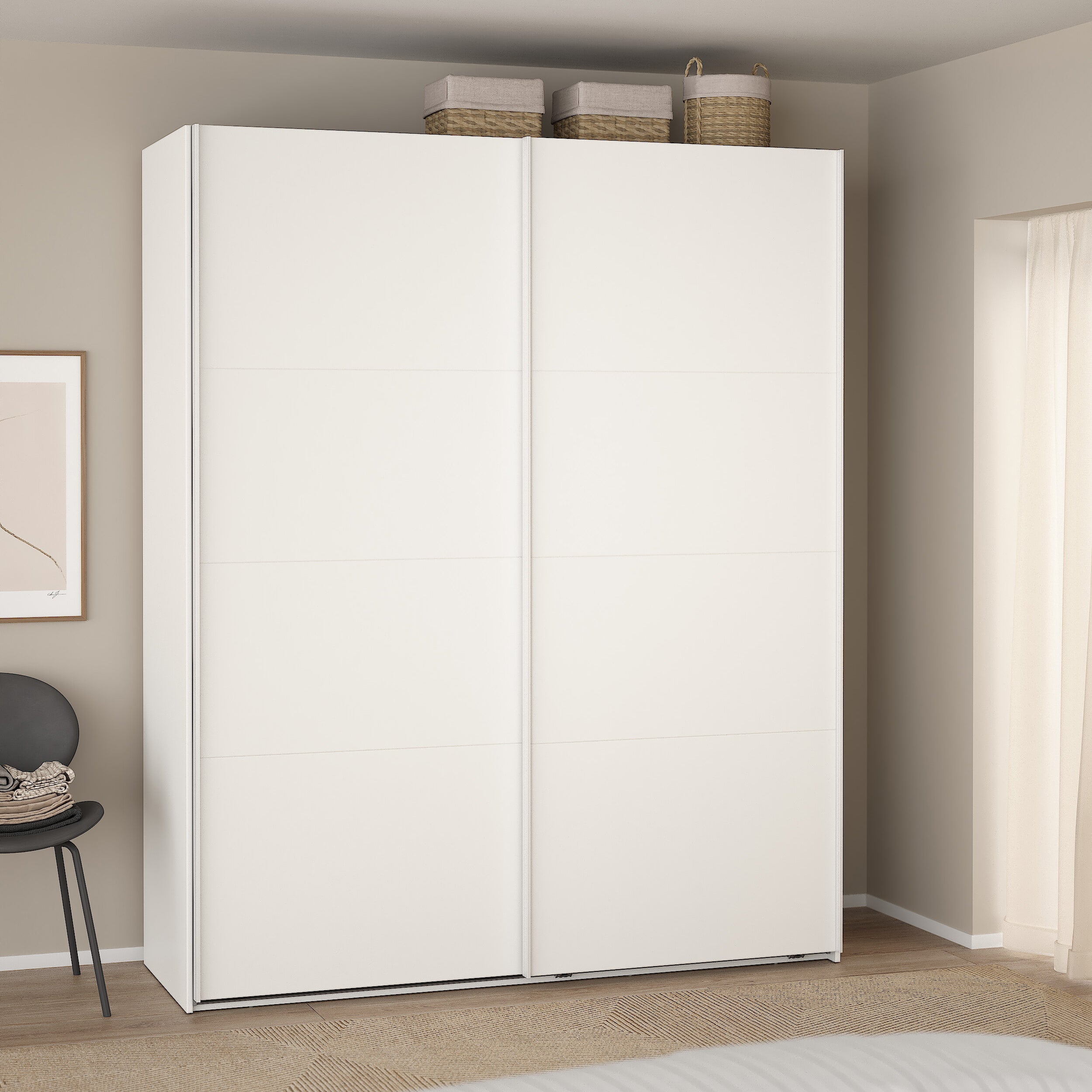 by fonQ basic Sway Kledingkast- Wit - B 178,5 cm