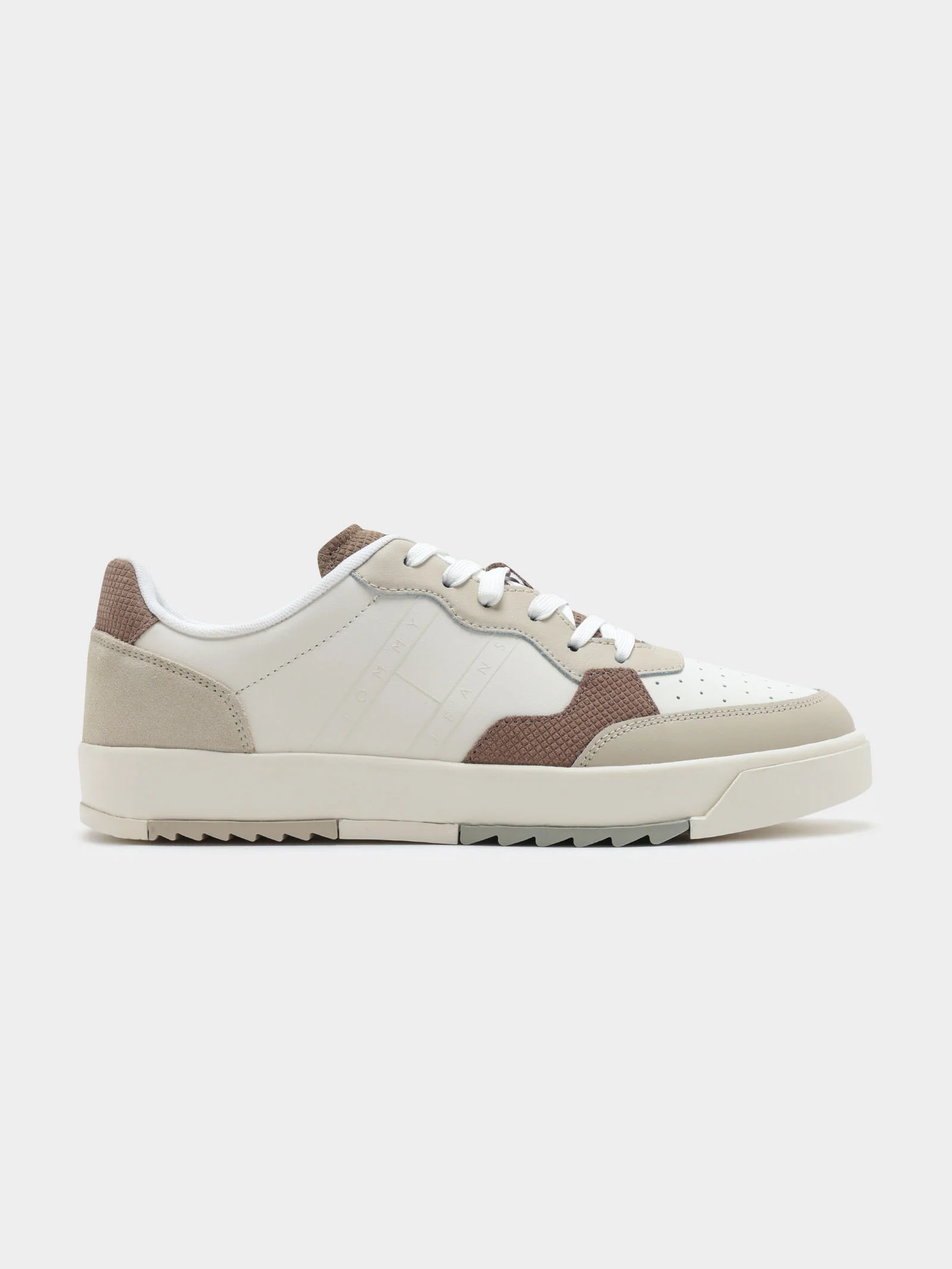 Mens Leather Cupsole Trainers