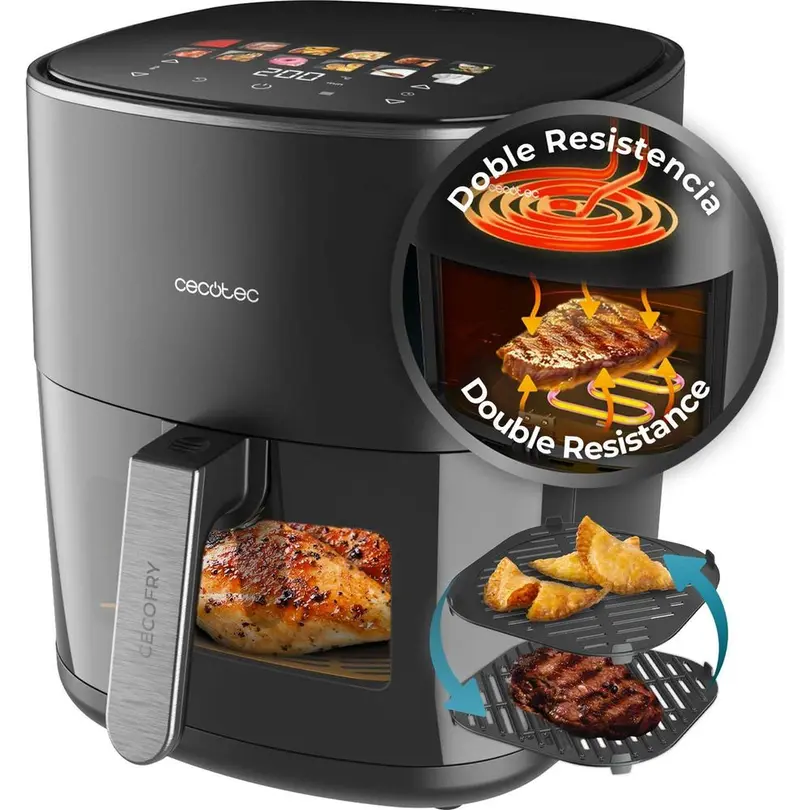 Heissluftfritteuse Cecofry&Grill Duoheat 6500