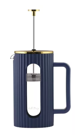 Zaparzacz do kawy/herbaty 1 L Vialli Design - Livio Indigo Złoty 1K.LIV.1050